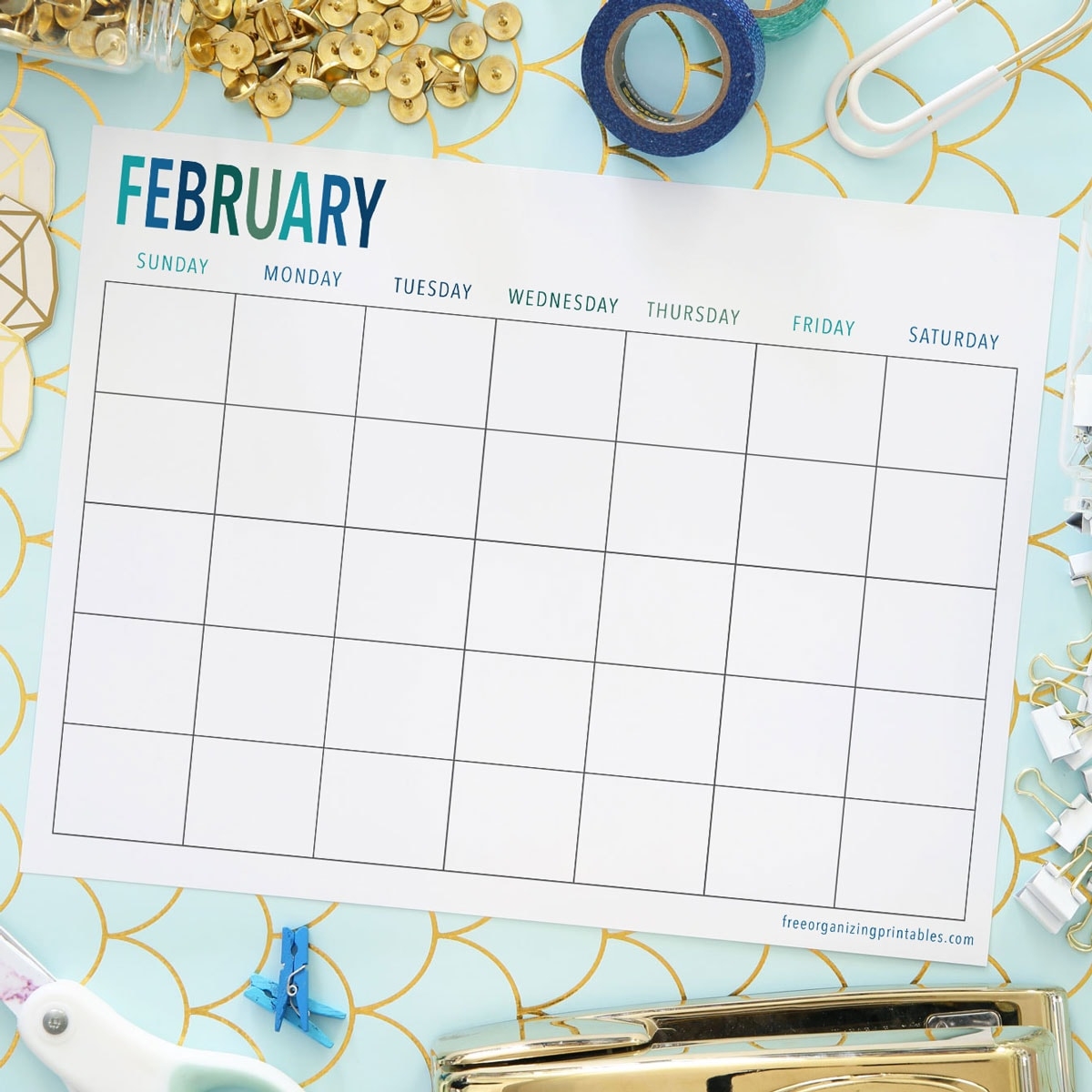 15 Free Printable Calendars To Help Maximize Your Time