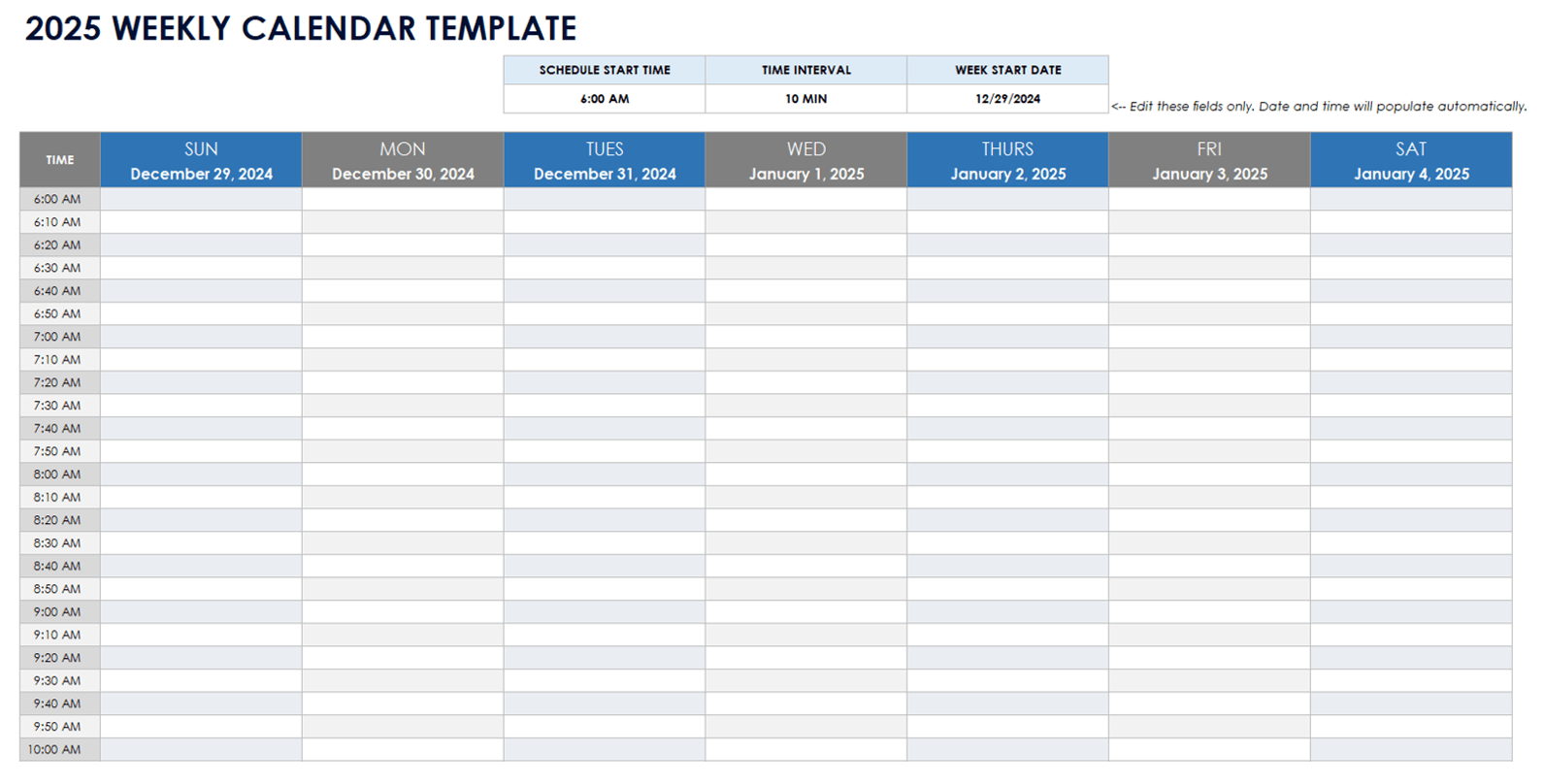 Google Printable Calendar 2025