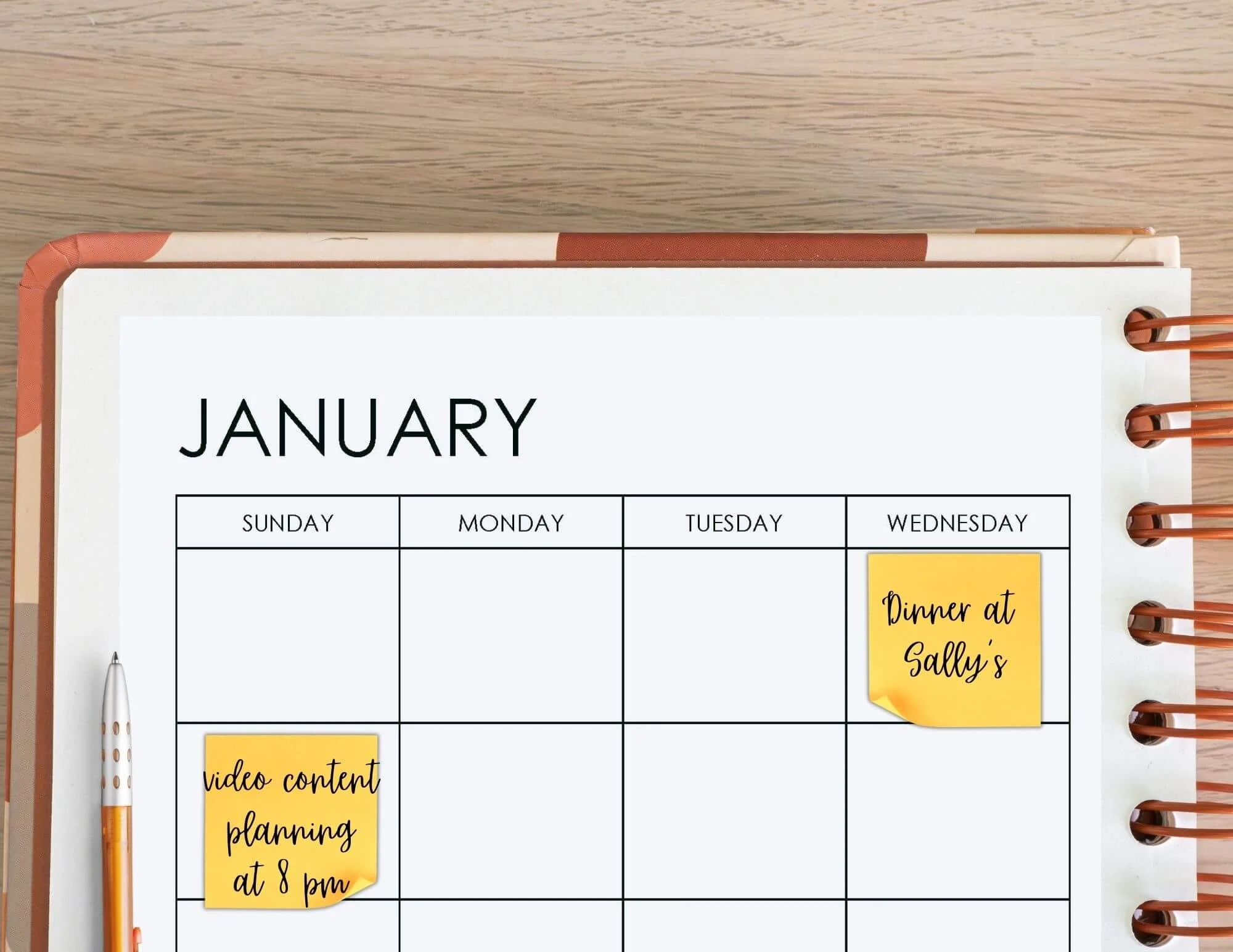 Printable Calendar On Two Pages