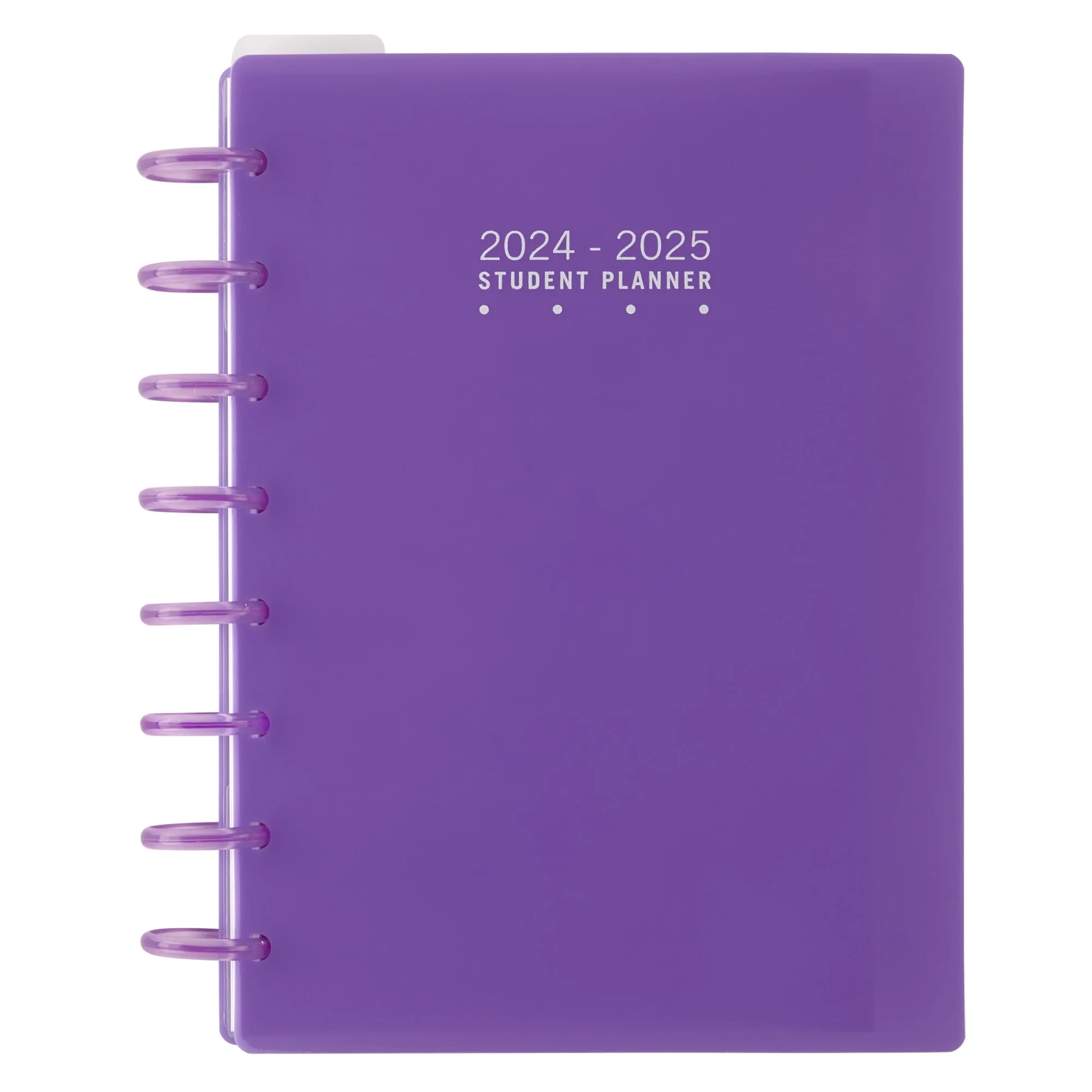 2024 2025 tul discbound weekly monthly student planner junior size purple july to june odus2336 003 walmart