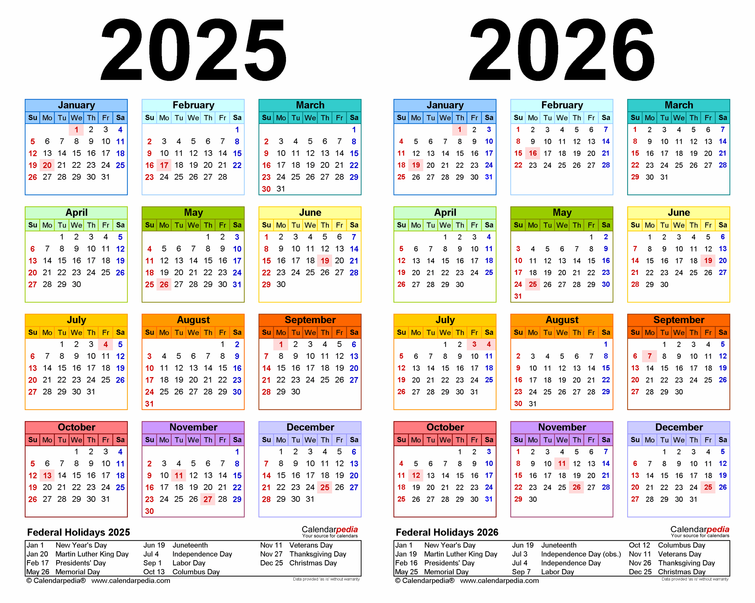 Printable Calendar August 2025 To June 2026