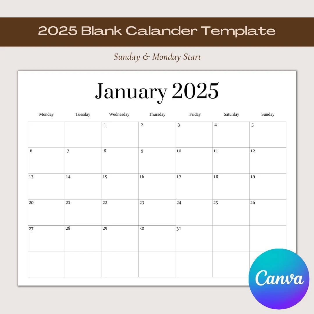 Free Printable 12 Month 2025 Calendar With Lines
