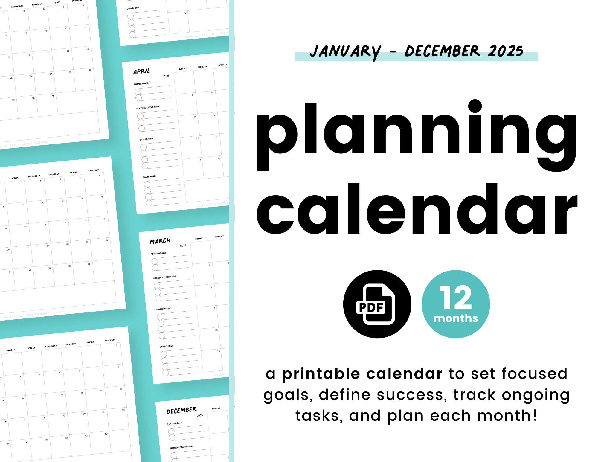 2025 Planning Calendar Laugh Eat Learn 2025 Planning Calendar Laugh Eat Learn