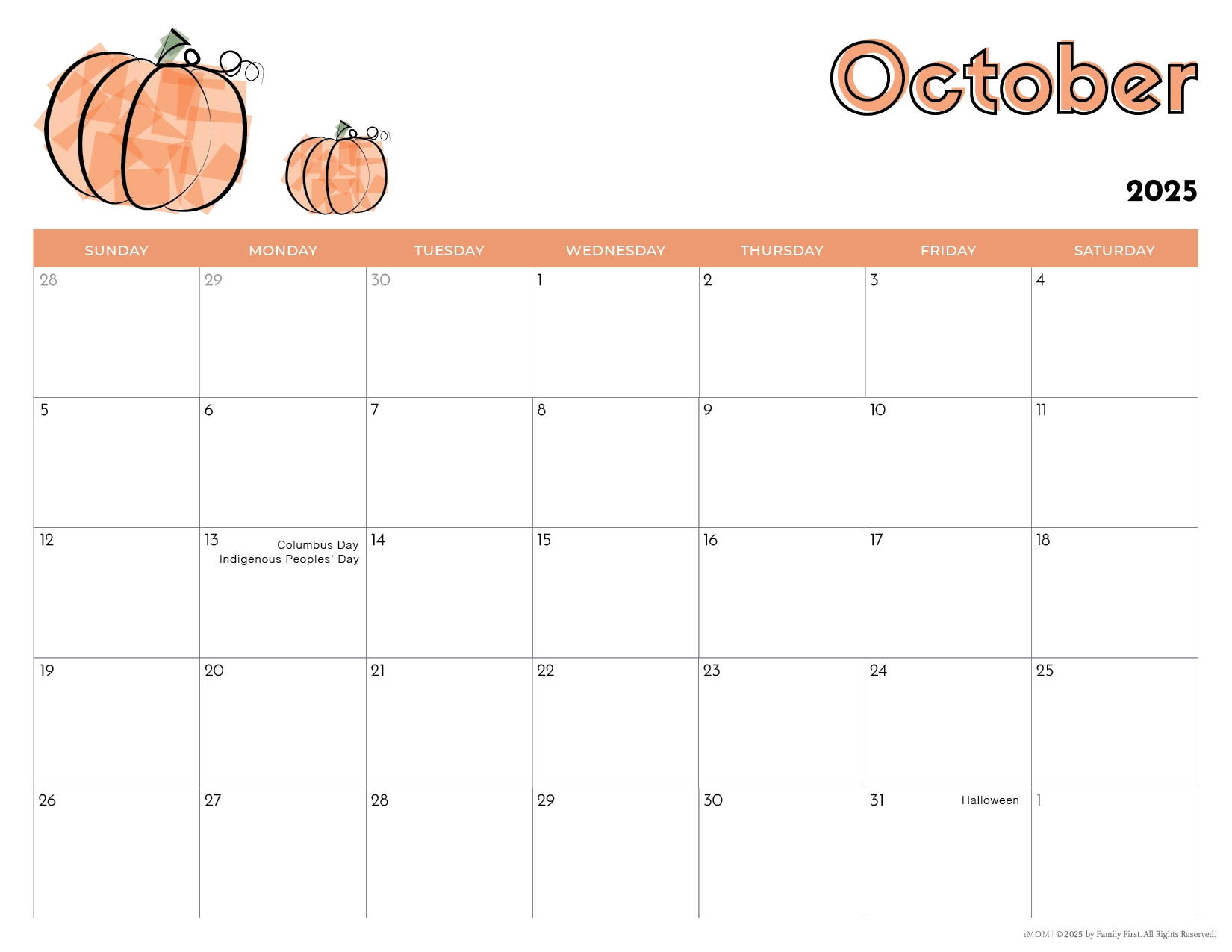 2025 Printable Calendars For Kids2025 Printable Calendars For Kids IMOM