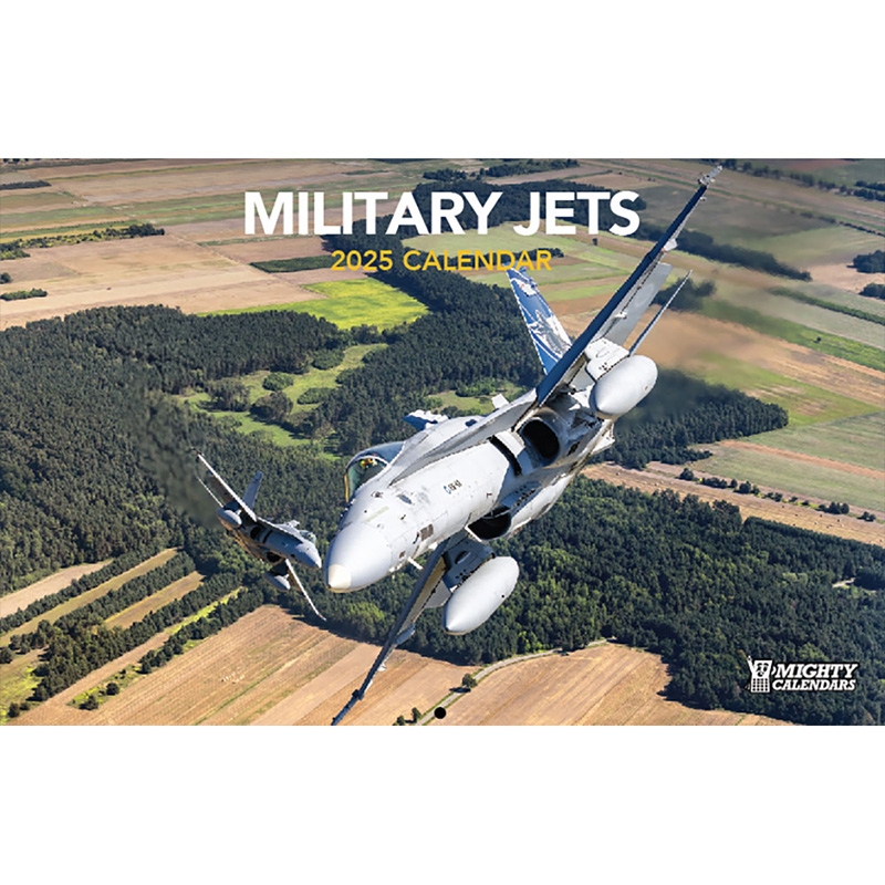 2025 Sparta Military Jets Calendar Aircraft Spruce 