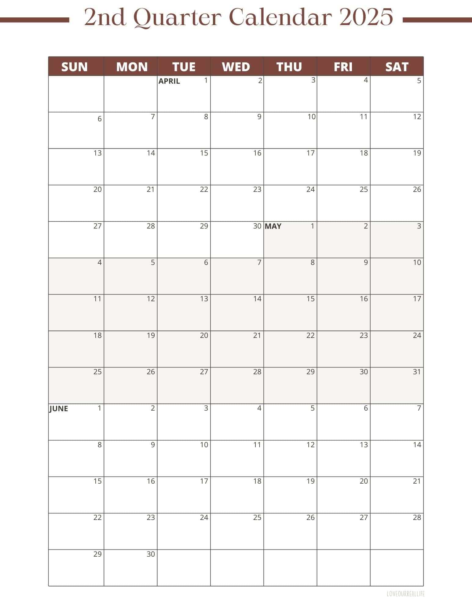Free Printable 3 Year Calendars