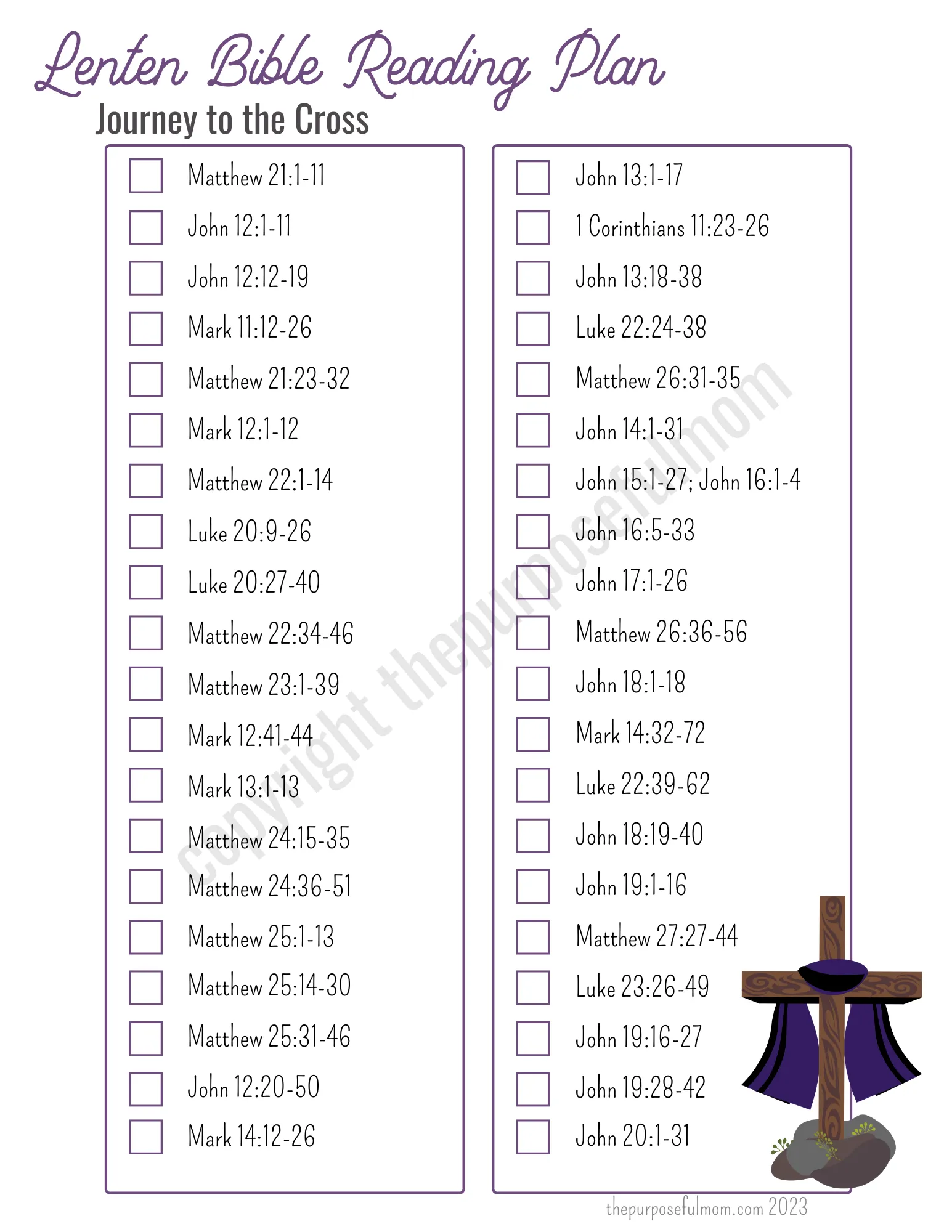 Kids Bible 2025 Calendar Printable