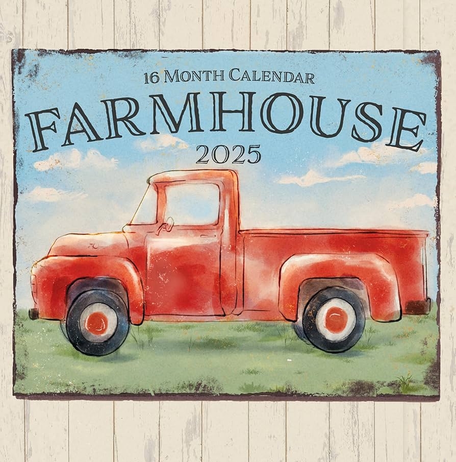 Farmhouse 2025 Printable Calendar Farmhouse 2025 Printable Calendar
