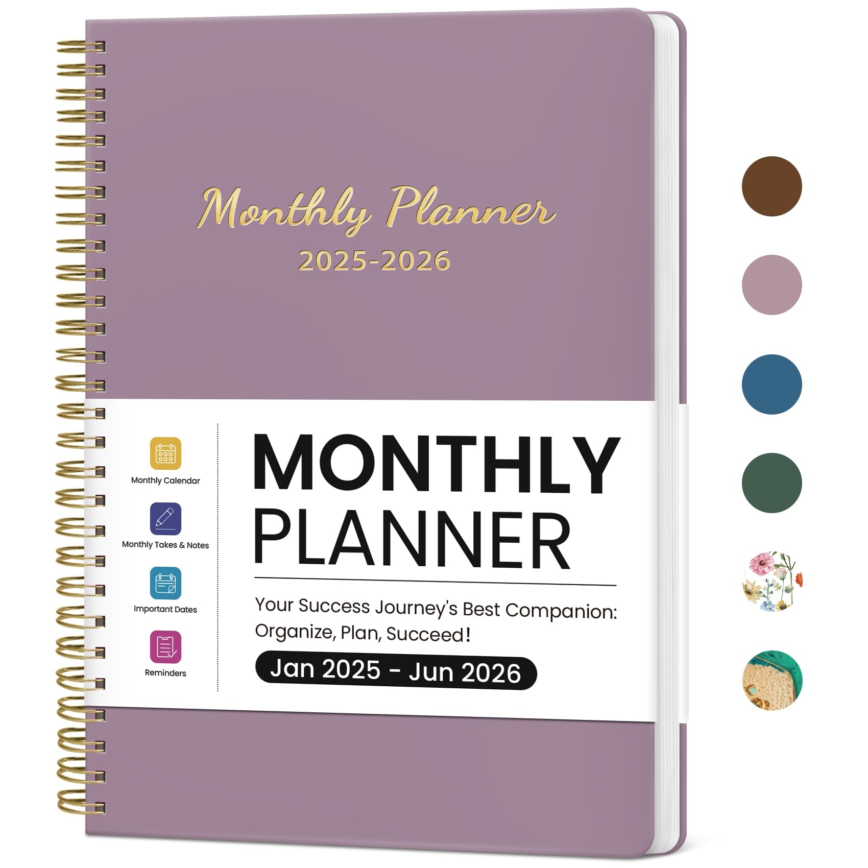 Amazon Monthly Planner 2025 2026 18 Months Planner Calendar 2025 2026 January 2025 June 2026 7 X 10 25 26 Monthly Calendar Planner Ideal For School Office Home Planning Purple Office Products