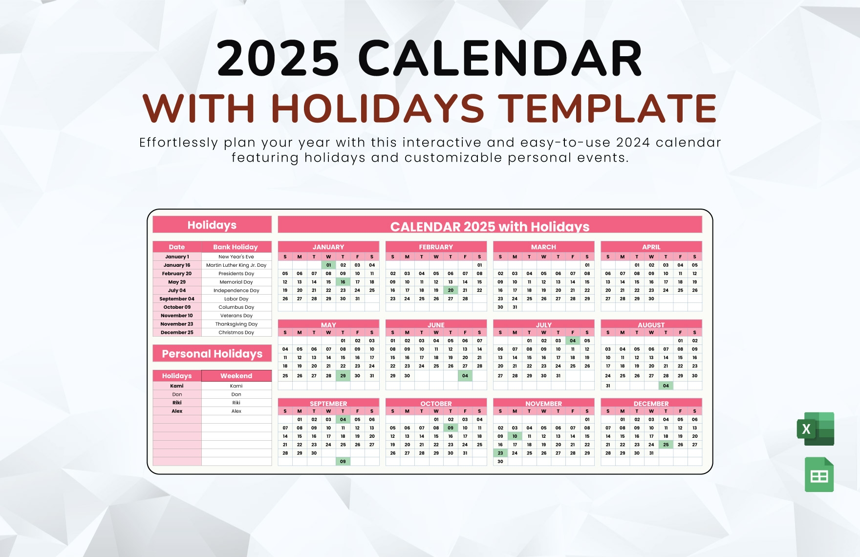 25 26 Calendar Printable