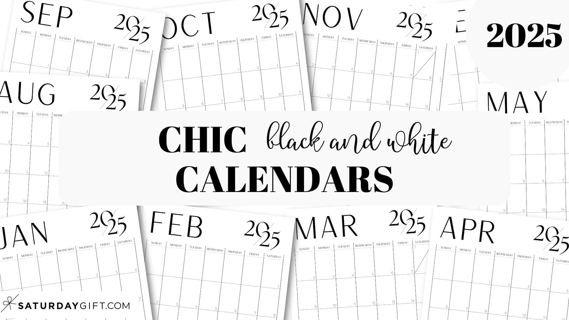 calendars 2025