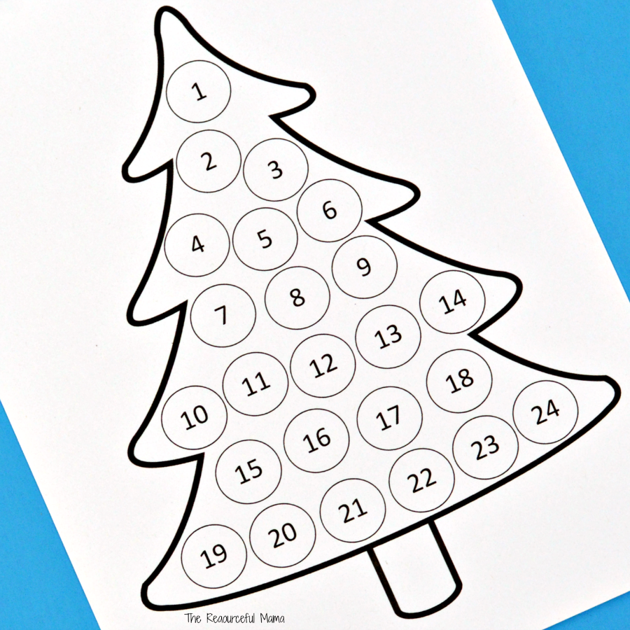 Christmas Countdown Printable Calendar