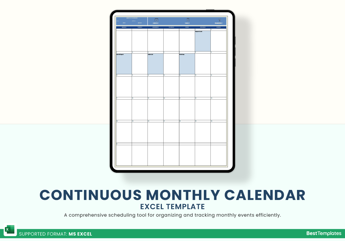 Best Free Printable Monthly Calendar