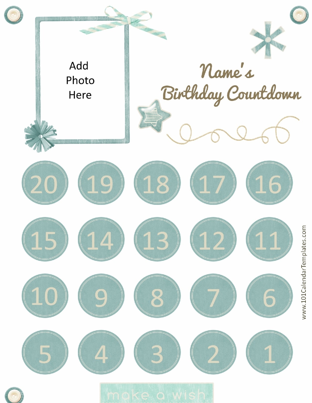 Countdown Printable Printable Design Resources