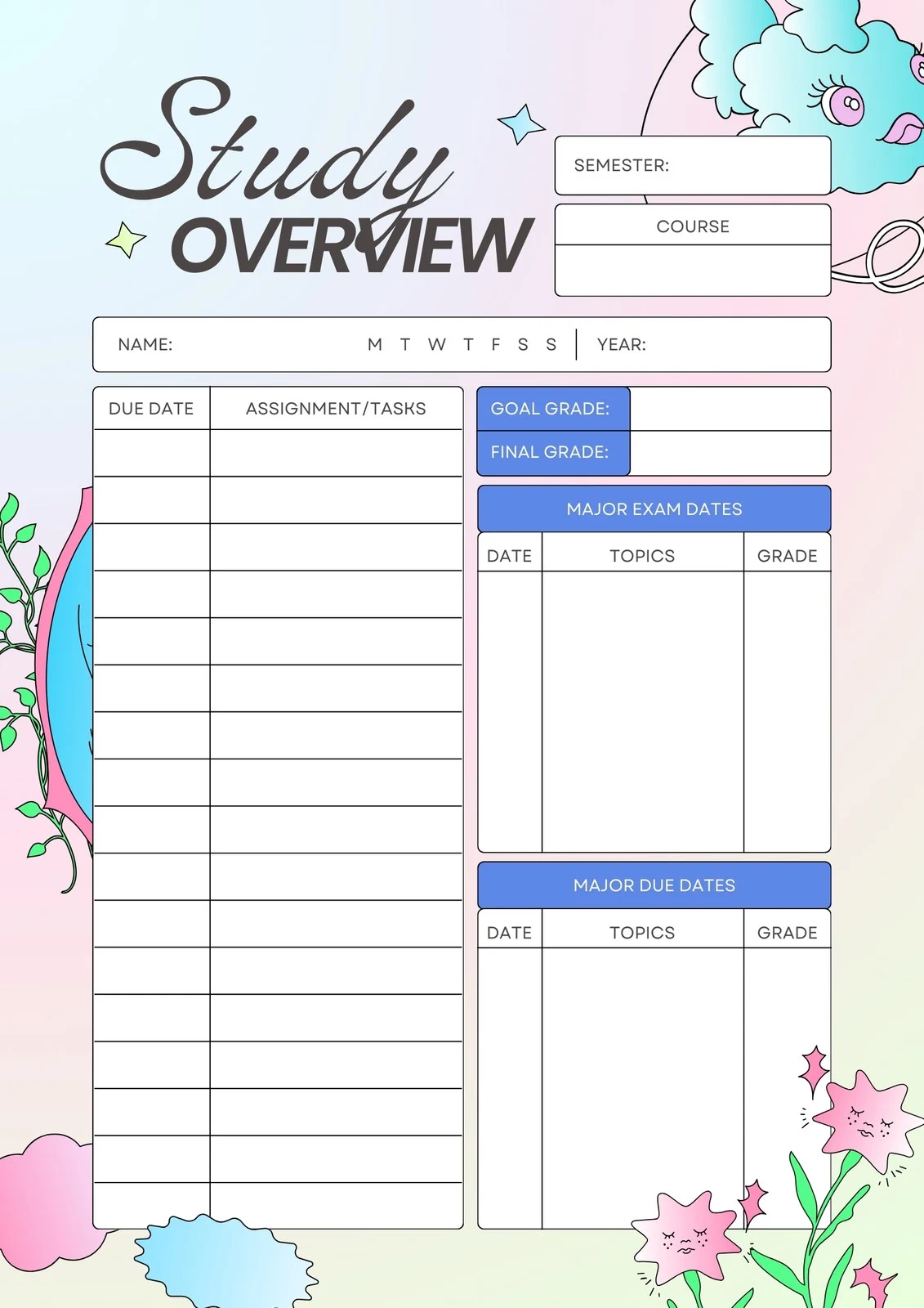 Customize 513 Student Planner Templates Online Canva