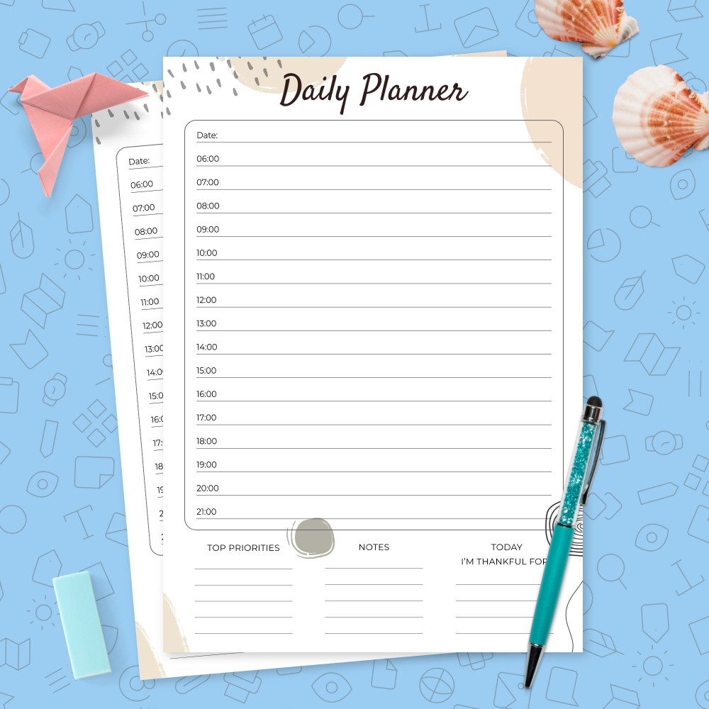 Daily Printable Calendar