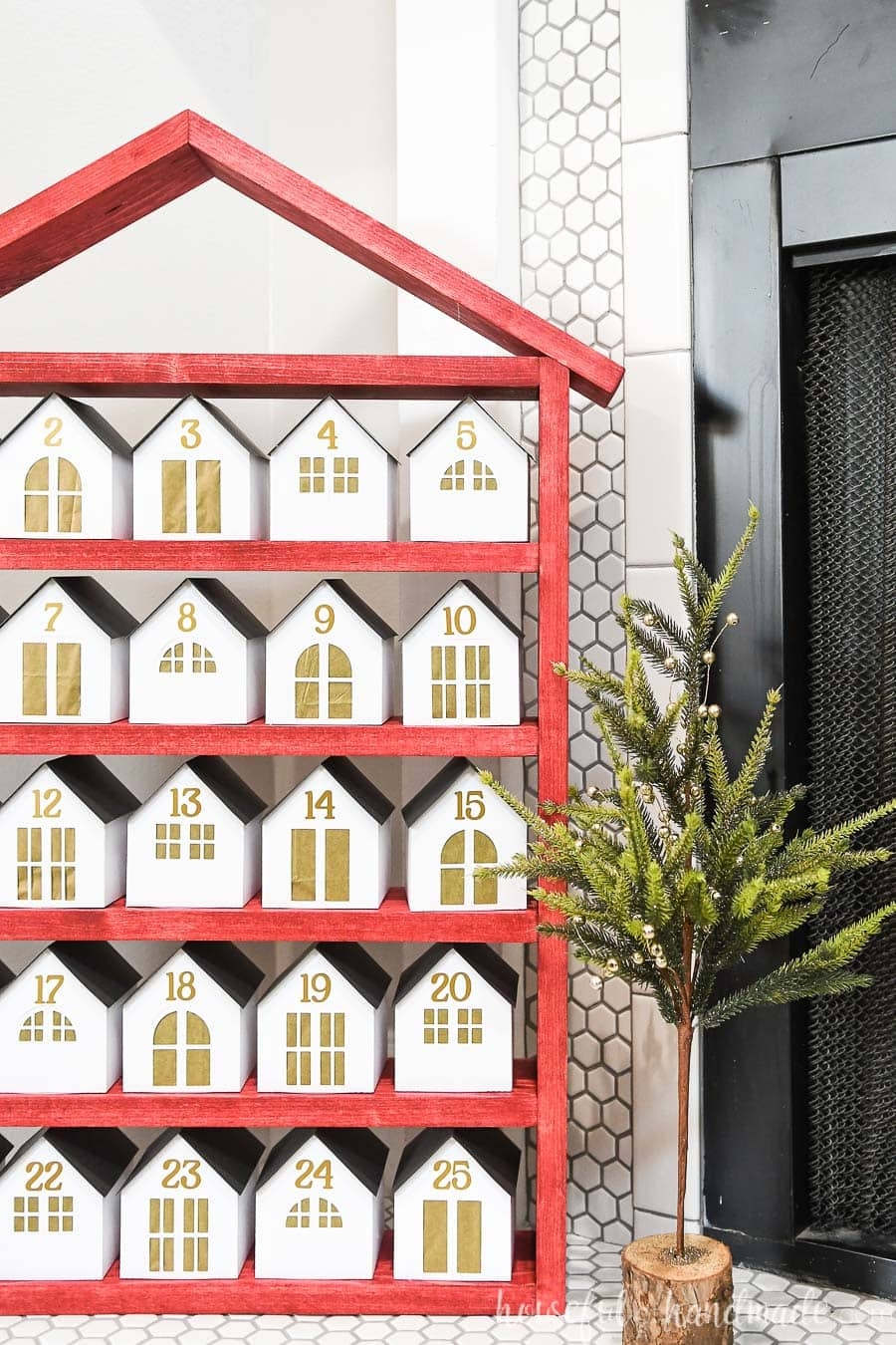 Free Printable Advent Calendar Houses
