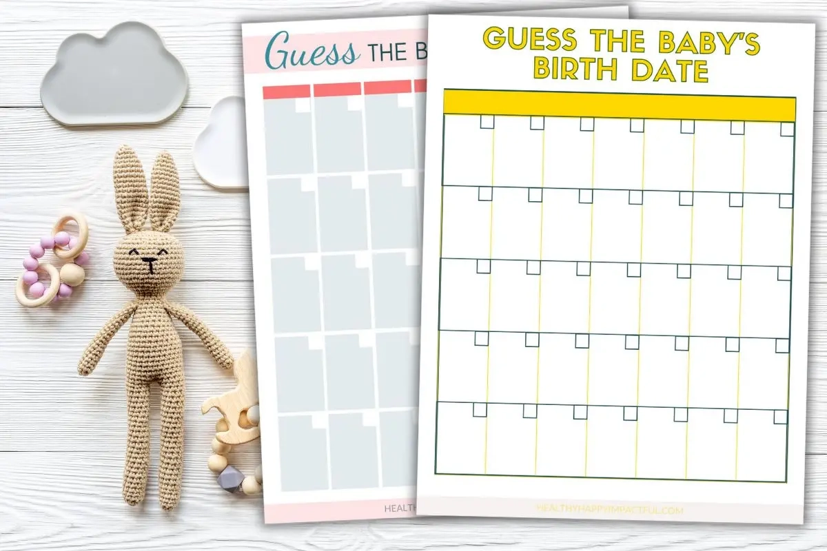 free baby predictions printable baby shower game