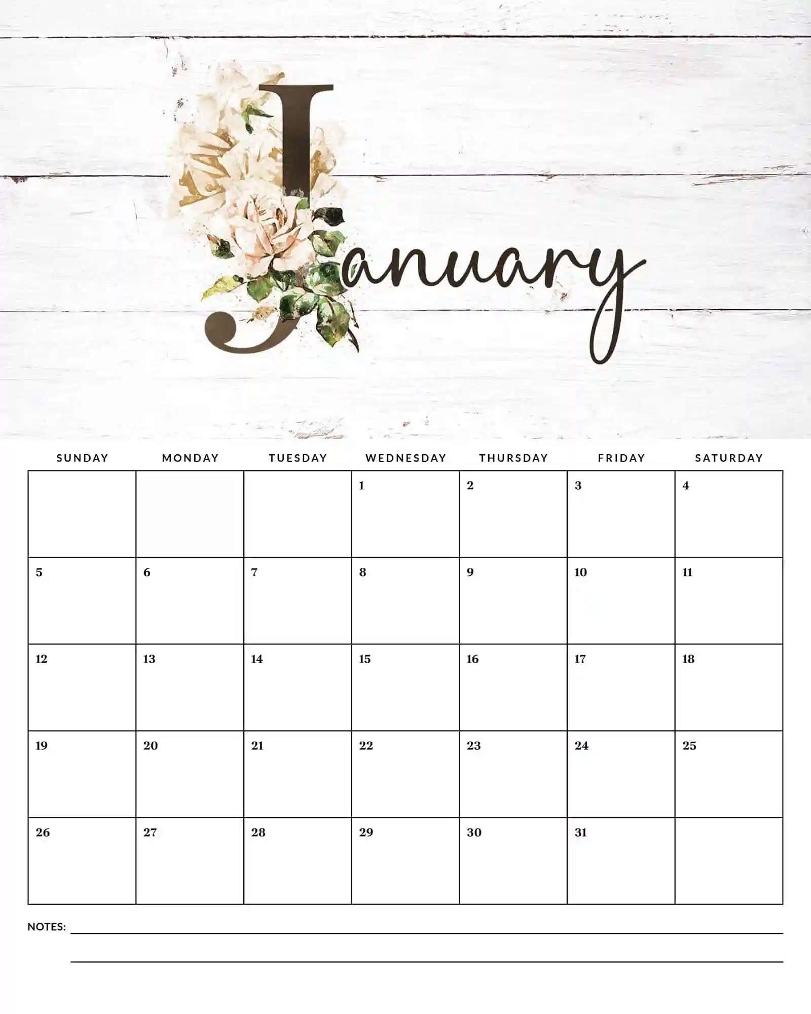 Free Printable 2025 Farmhouse Calendar The Cottage Market Free Printable 2025 Farmhouse Calendar The Cottage Market