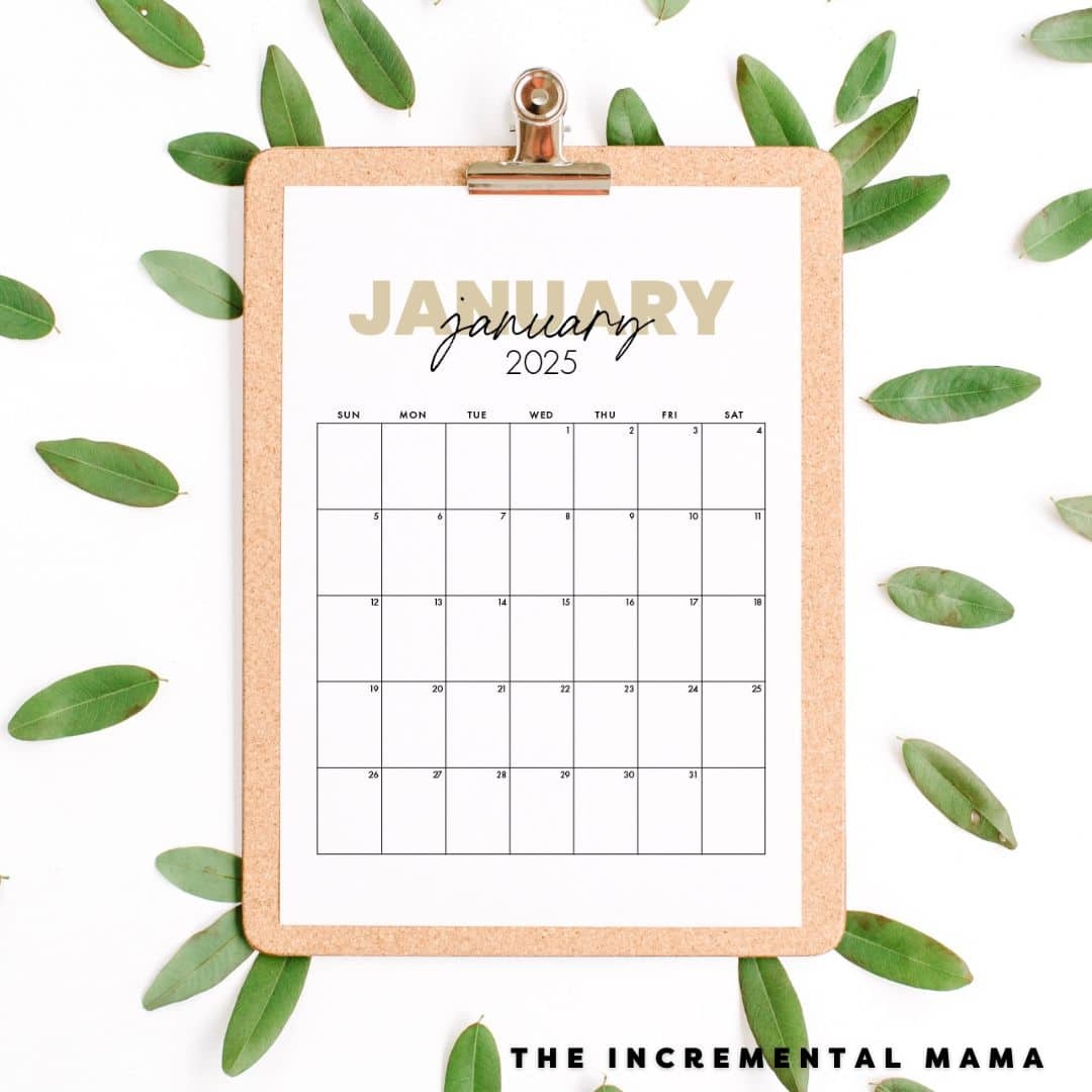 2025 Printable Calendar With Notes