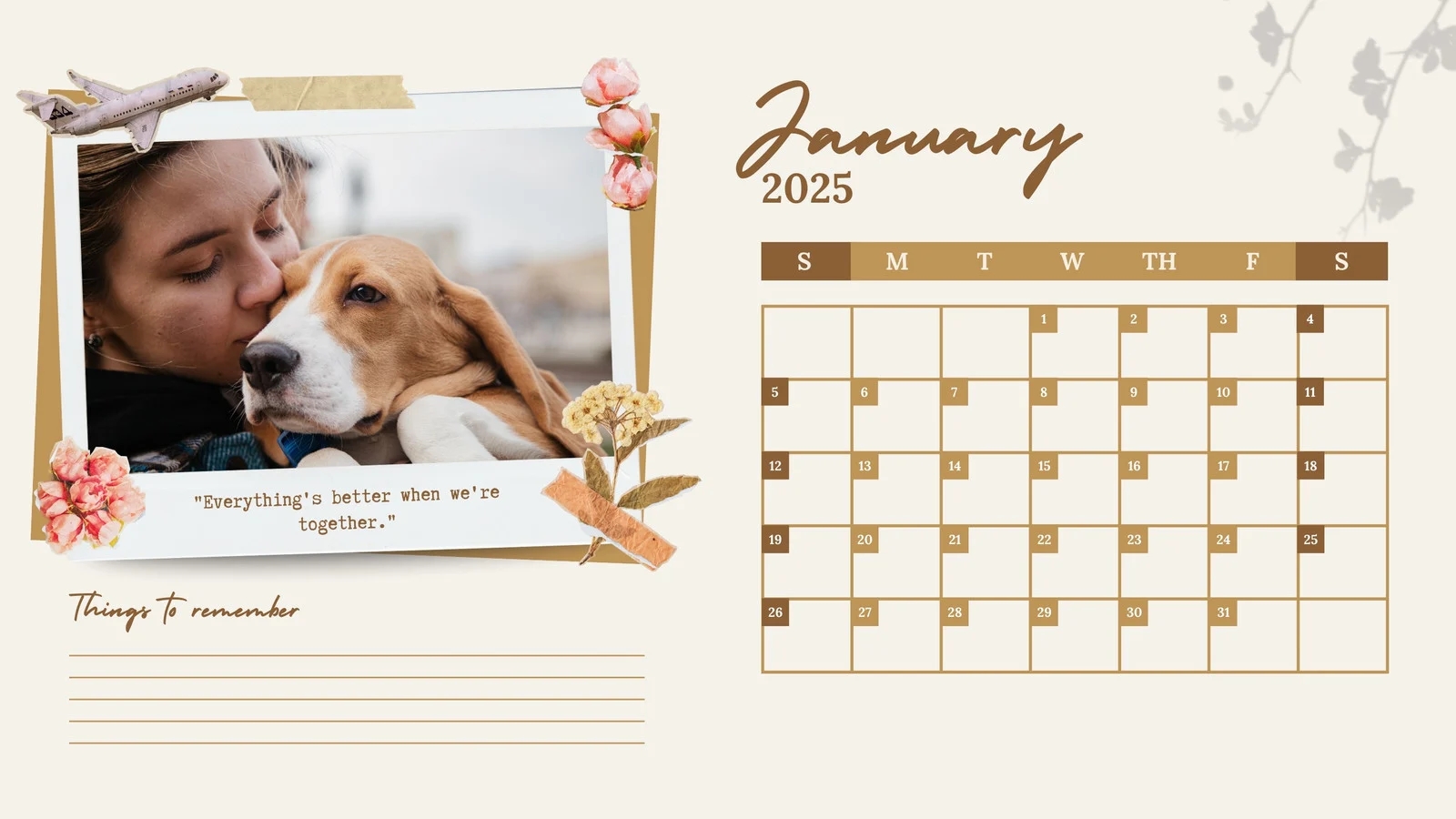 Printable Custom Date Range Calendar