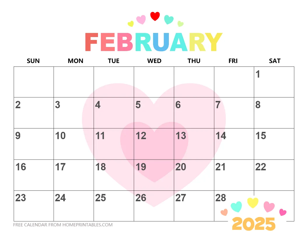 Free Fun Printable Calendar