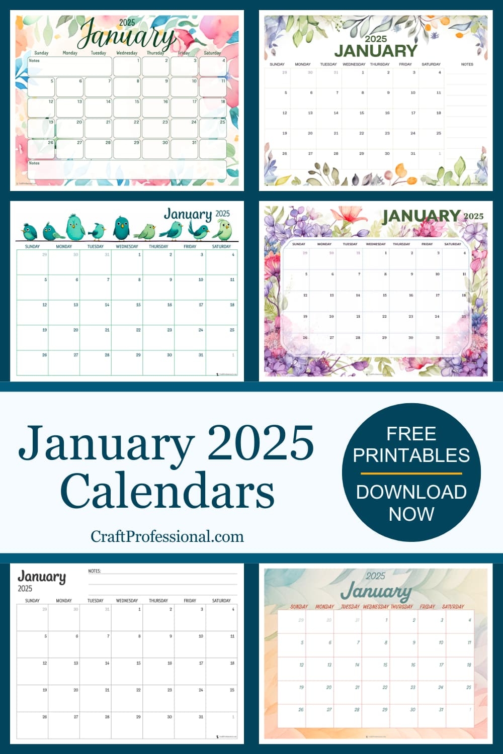 Calendars Printable
