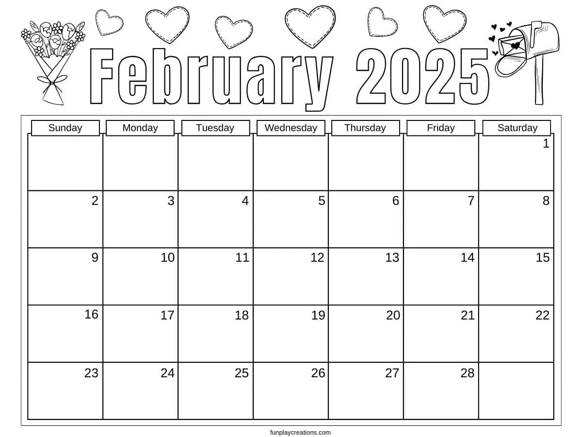 Free Printable Monthly Calendars 2025 Free Printable Monthly Calendars 2025