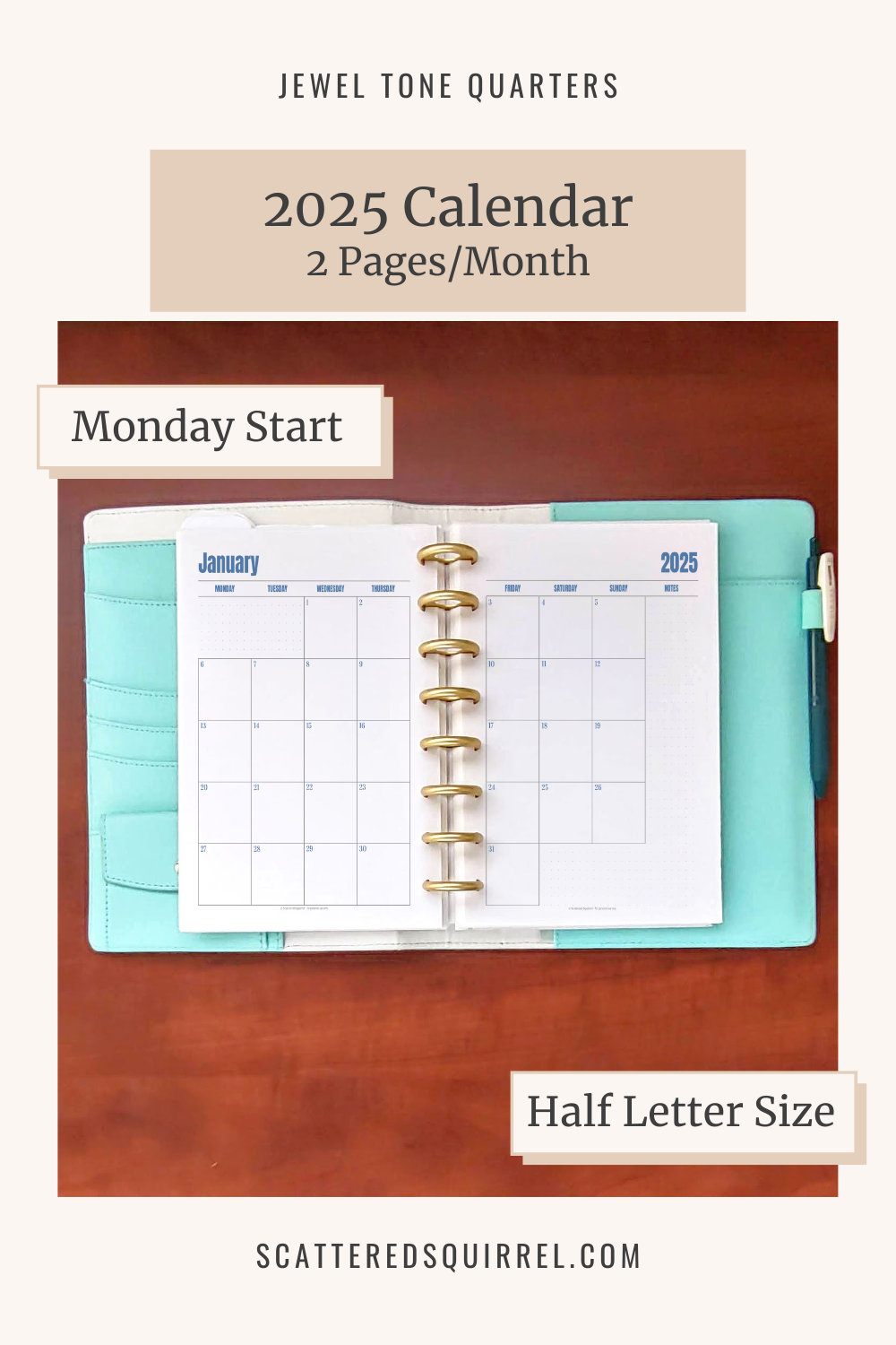 Get Your 2025 Calendars Now Scattered Squirrel