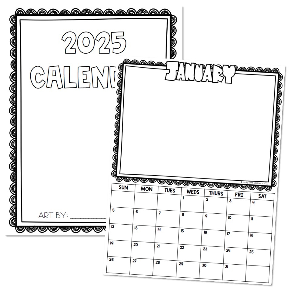Holidays And Seasons Directed Drawings Calendar 2025 Lucky Little Learners