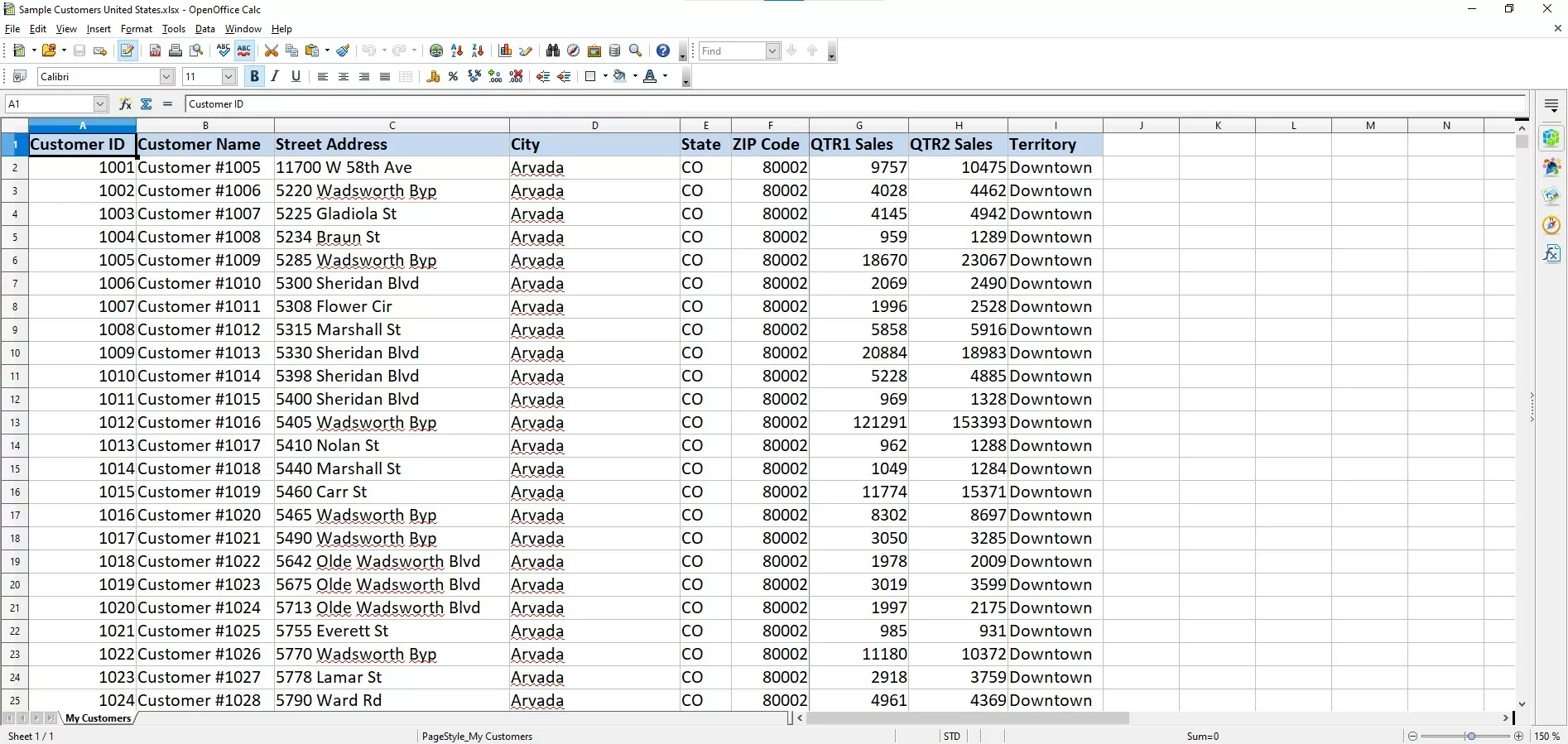 how do i create a map from libreoffice calc spreadsheets or openoffice calc spreadsheets maptitude learning portal