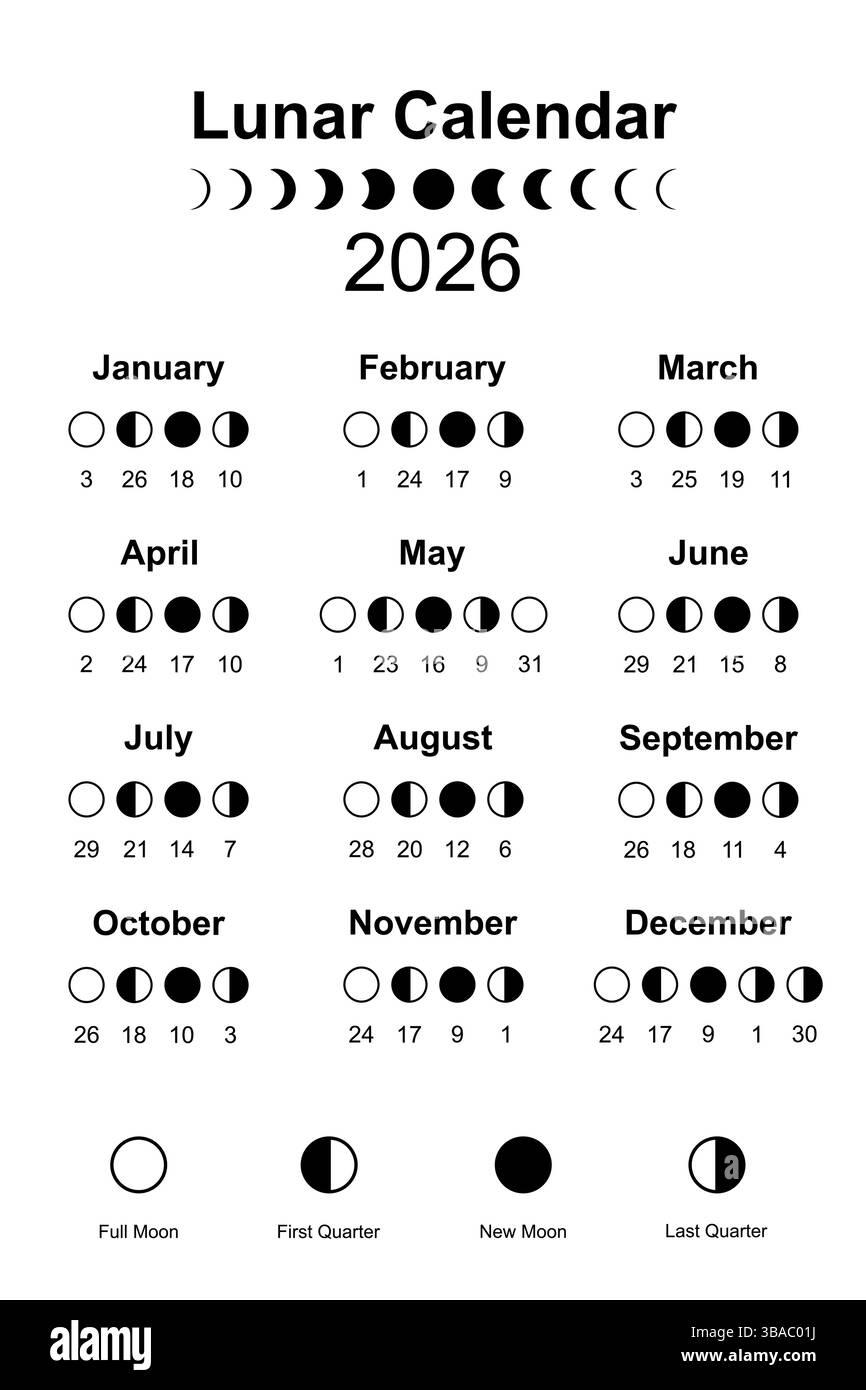 Printable Calendar With Lunar Dates