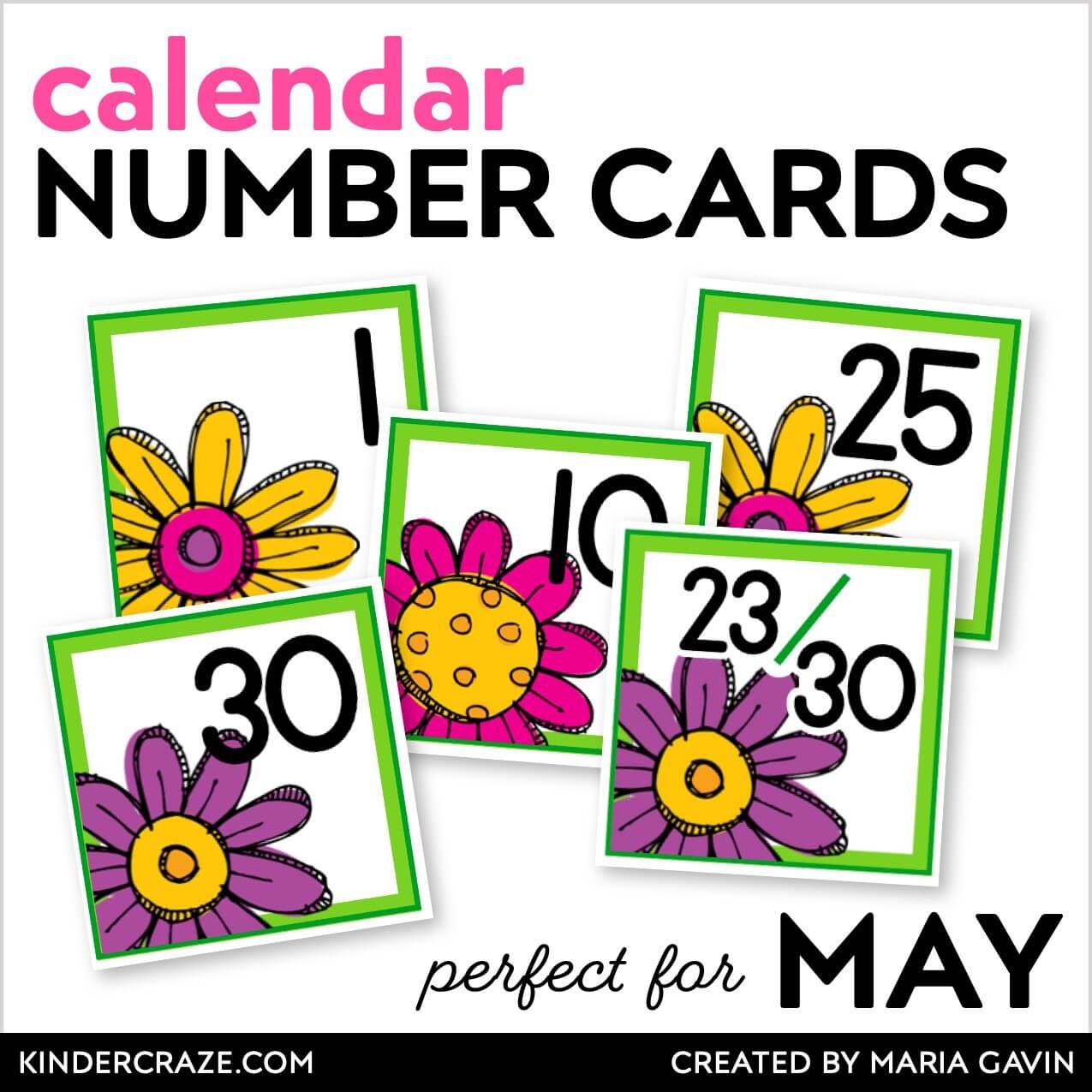 May Calendar Free Printable