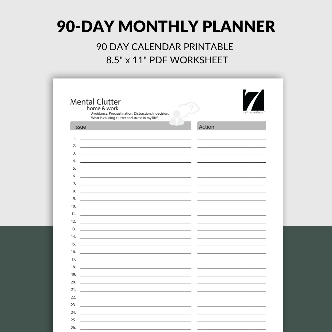 monthly planner printable the 7 minute life monthly planner printable the 7 minute life