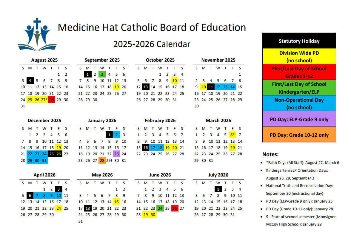 Printable Calendar 2025-26 School Year Printable Calendar 2025-26 School Year