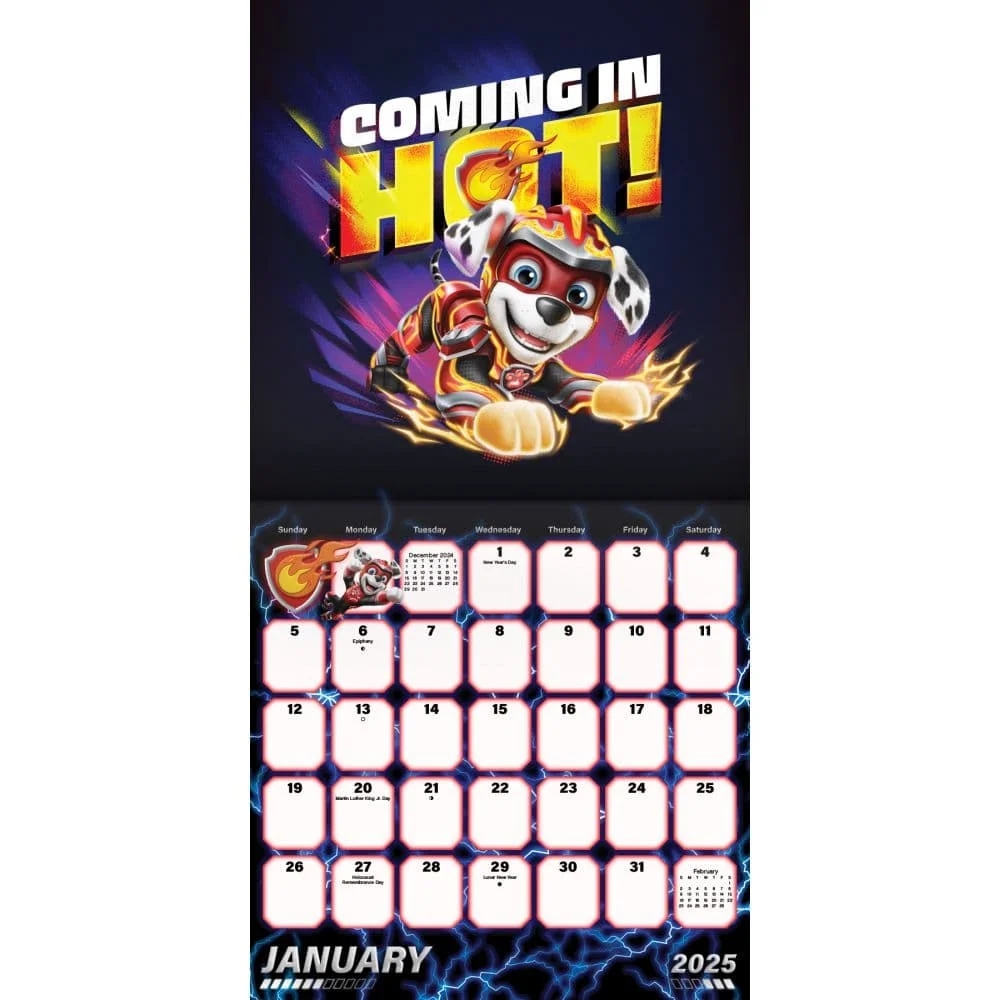 Trends International Paw Patrol 2025 Wall Calendar Walmart