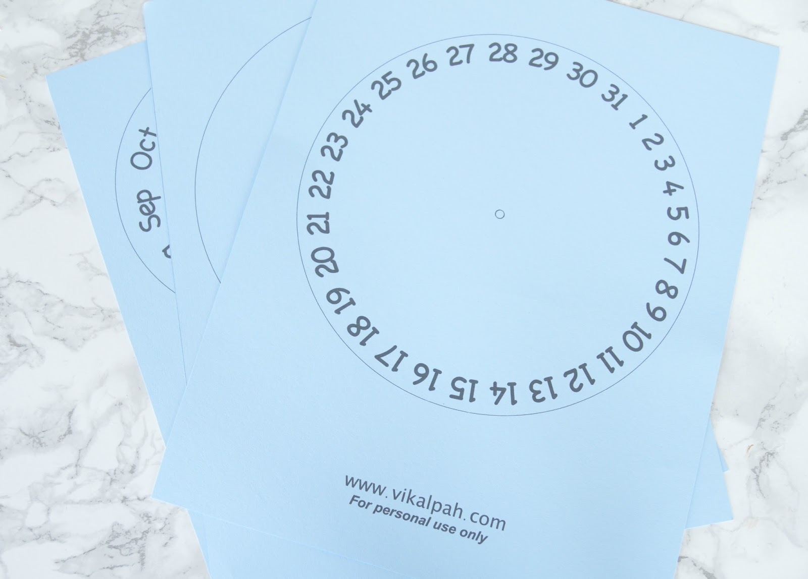 Free Printable Perpetual Calendar Template