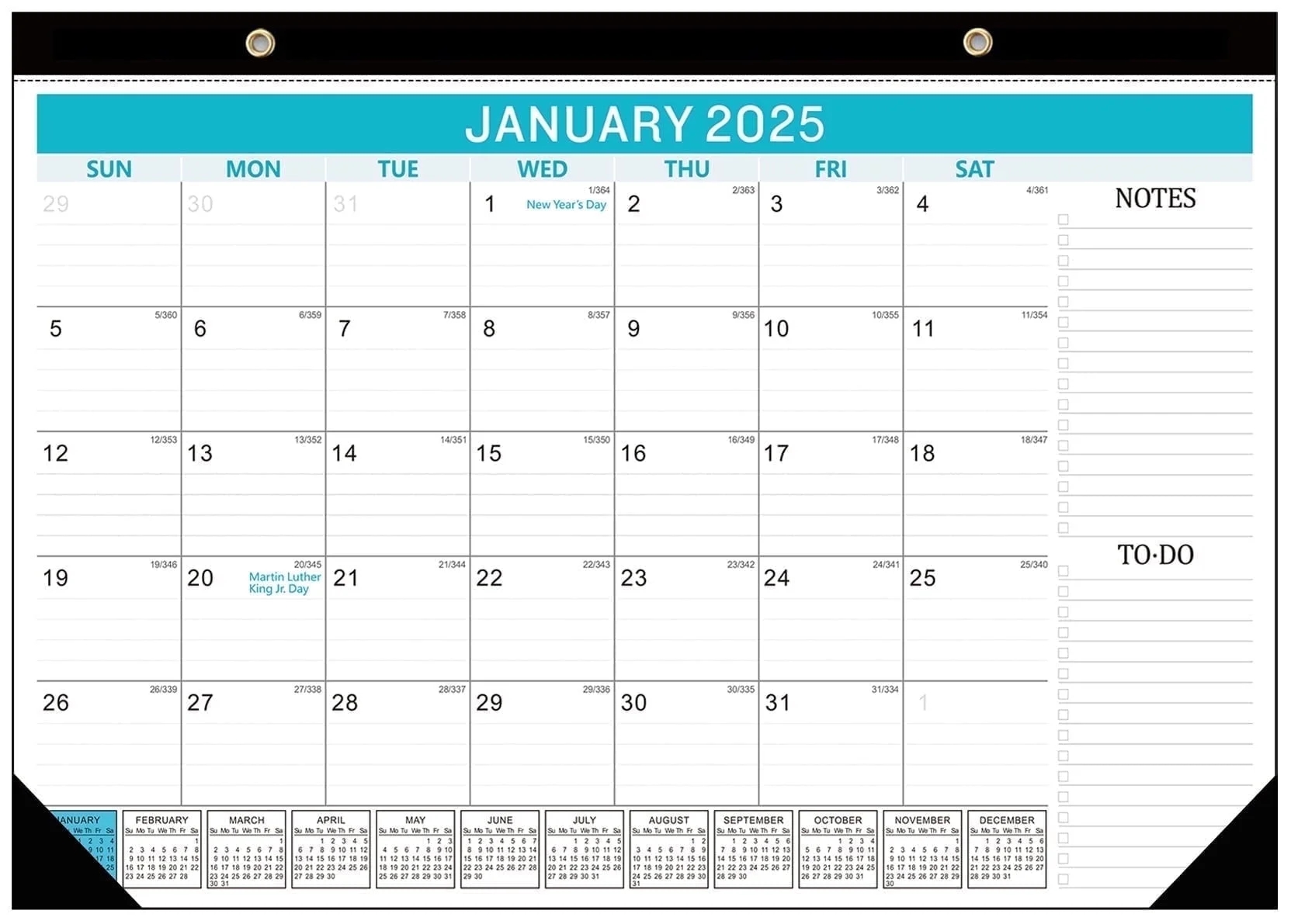 VINAUO Calendar 2025 Desk Calendar 2025 17 X 12 Big Wall Calendar 2025 2026 Covers Jan 2025 To Jun 2026 Desktop Monthly Calendar For Home School Office Walmart