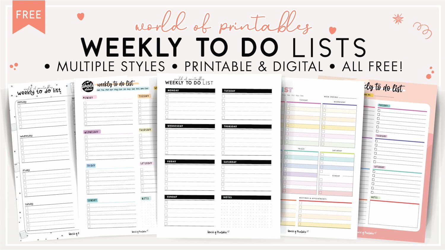 Printable Calendar With To Do List