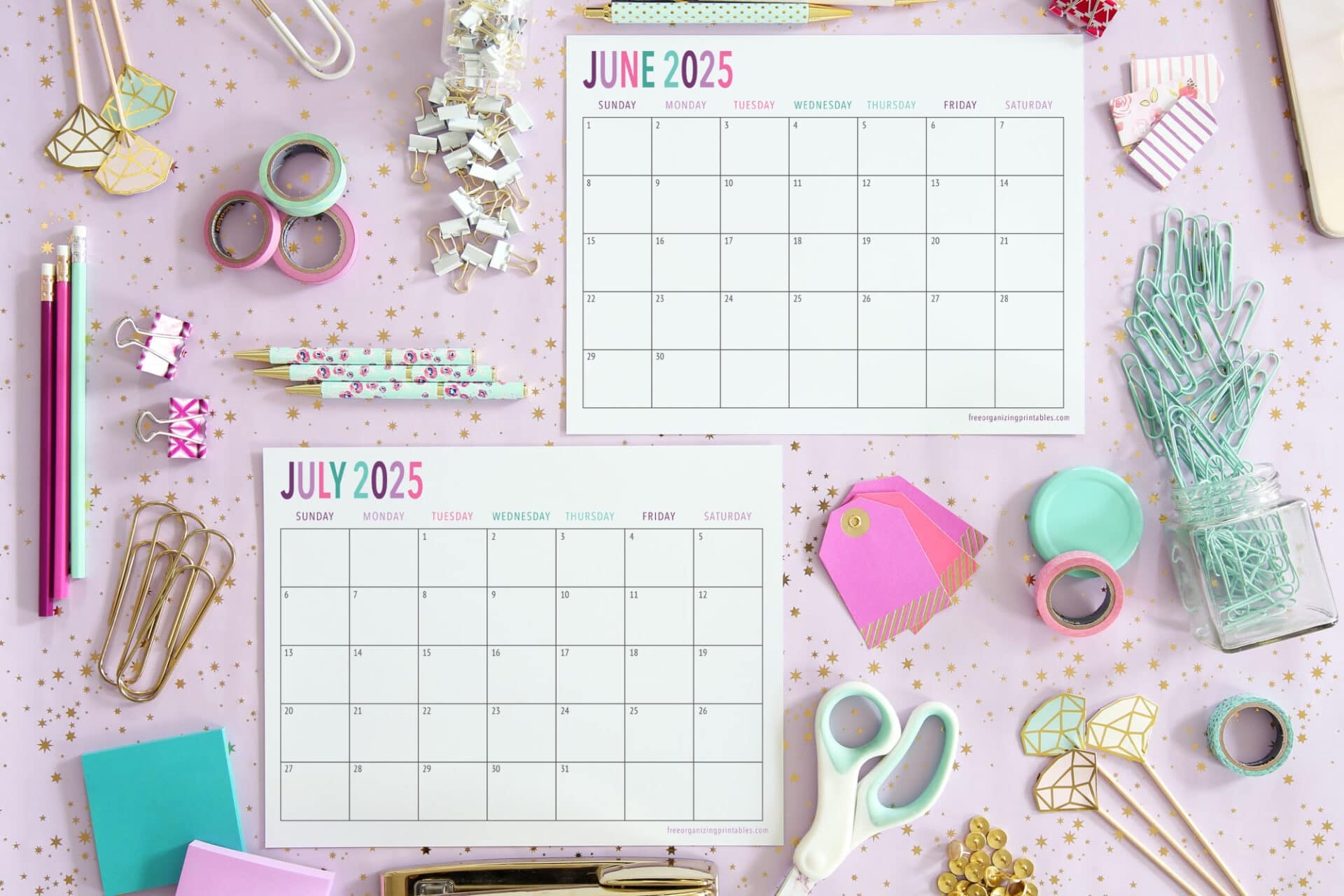 15 Free Printable Calendars To Help Maximize Your Time