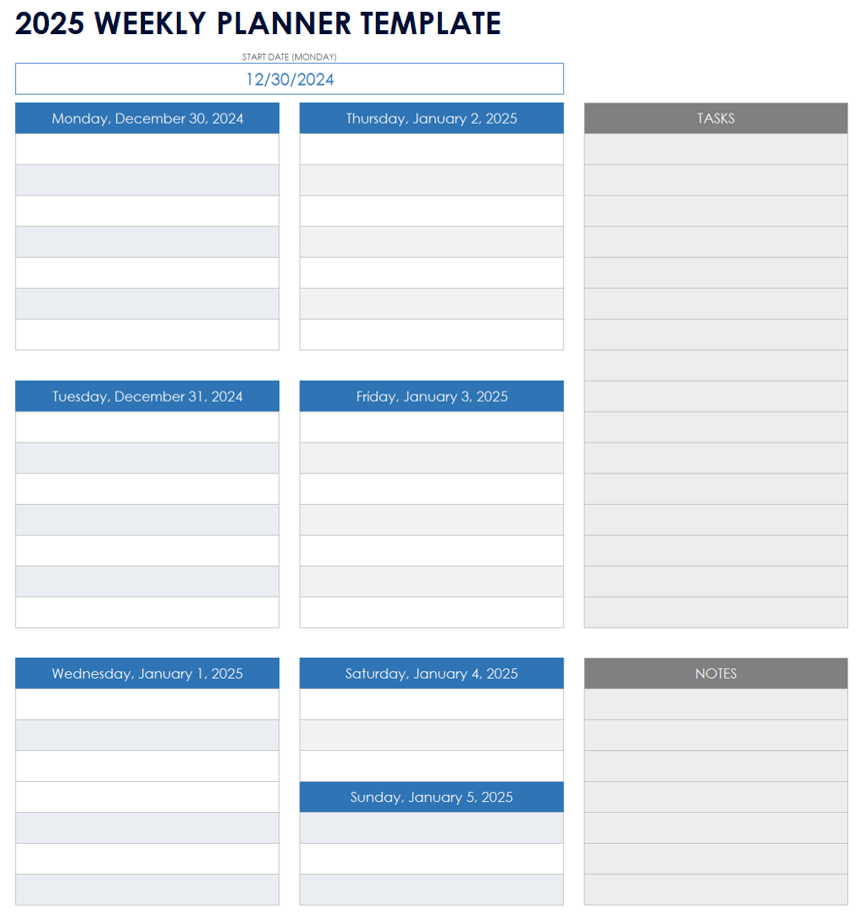 19 free google calendar templates for 2025