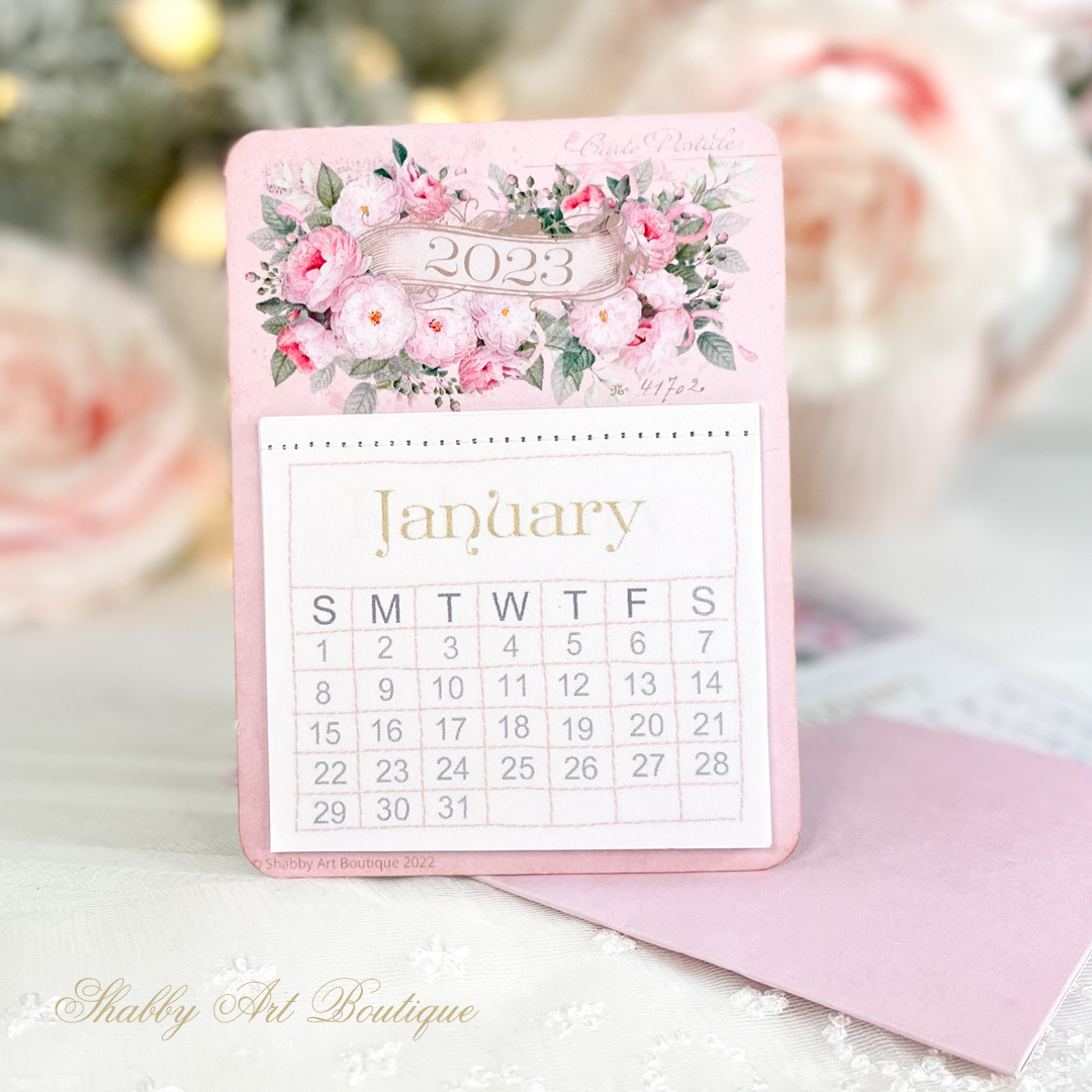 2023 mini calendars free printable shabby art boutique