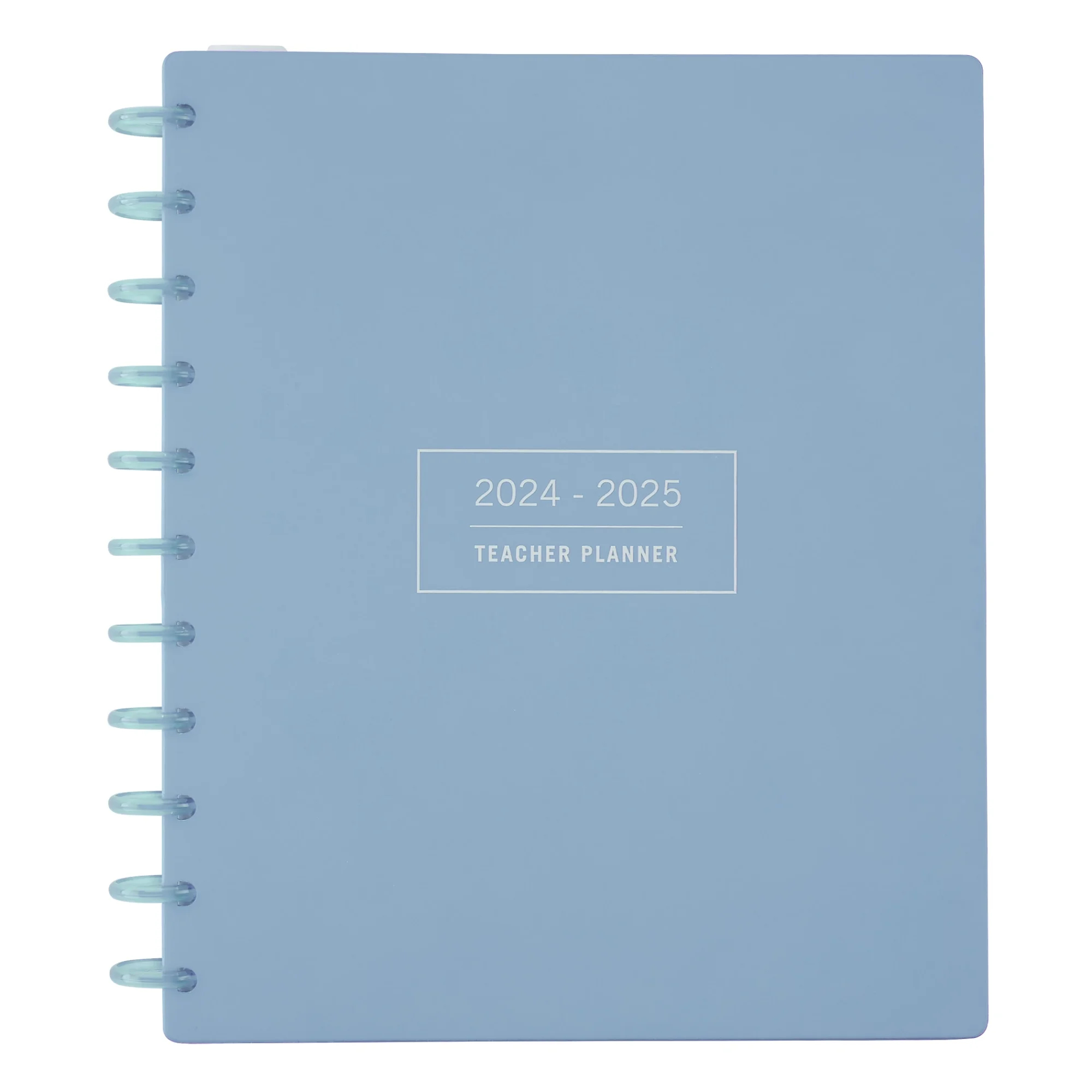 2024 2025 tul discbound monthly teacher planner letter size light blue july to june odus2336 002 walmart