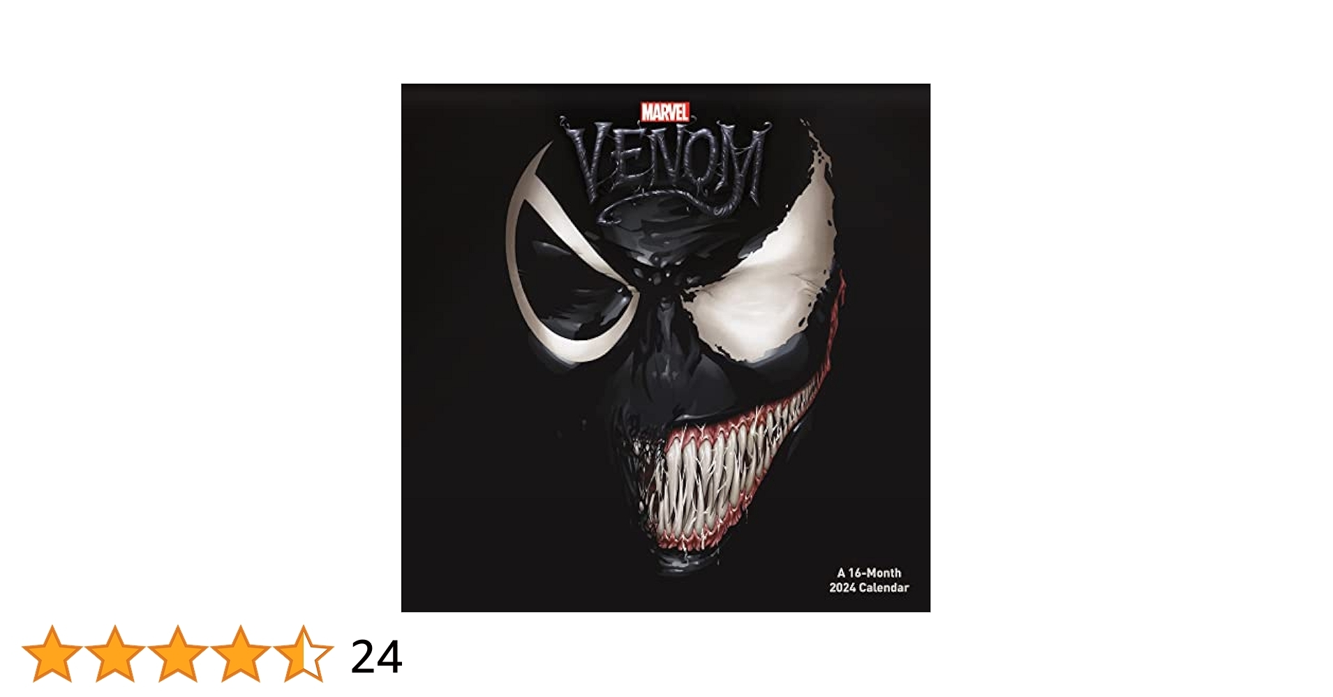 2024 Marvel Venom Wall Calendar Trends International 9781438893099 Amazon Books