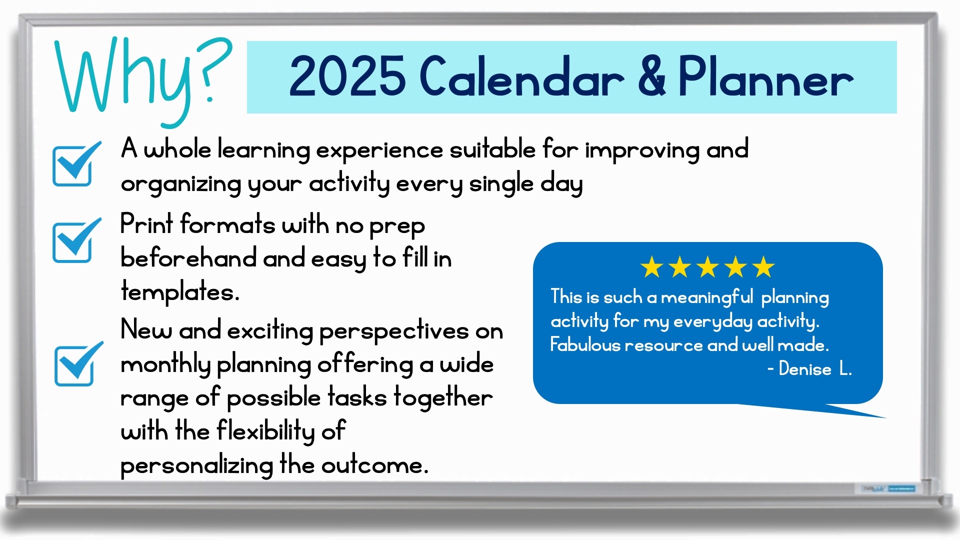 Calendar Easy Fill Printable
