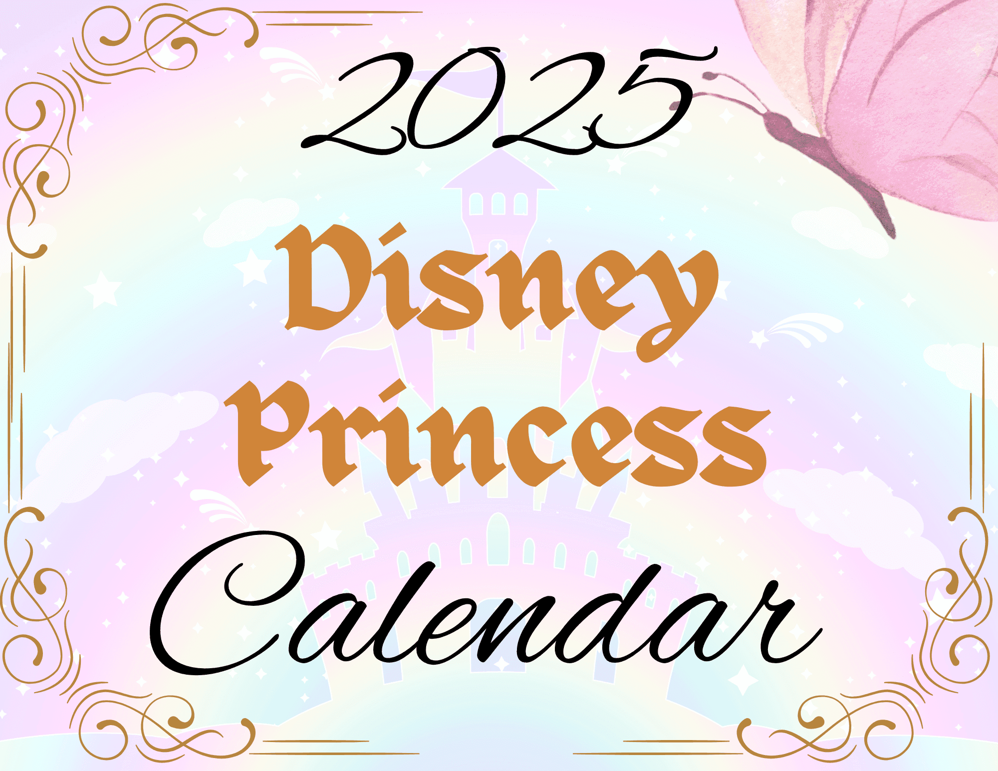 Free Printable Disney Calendar 2025