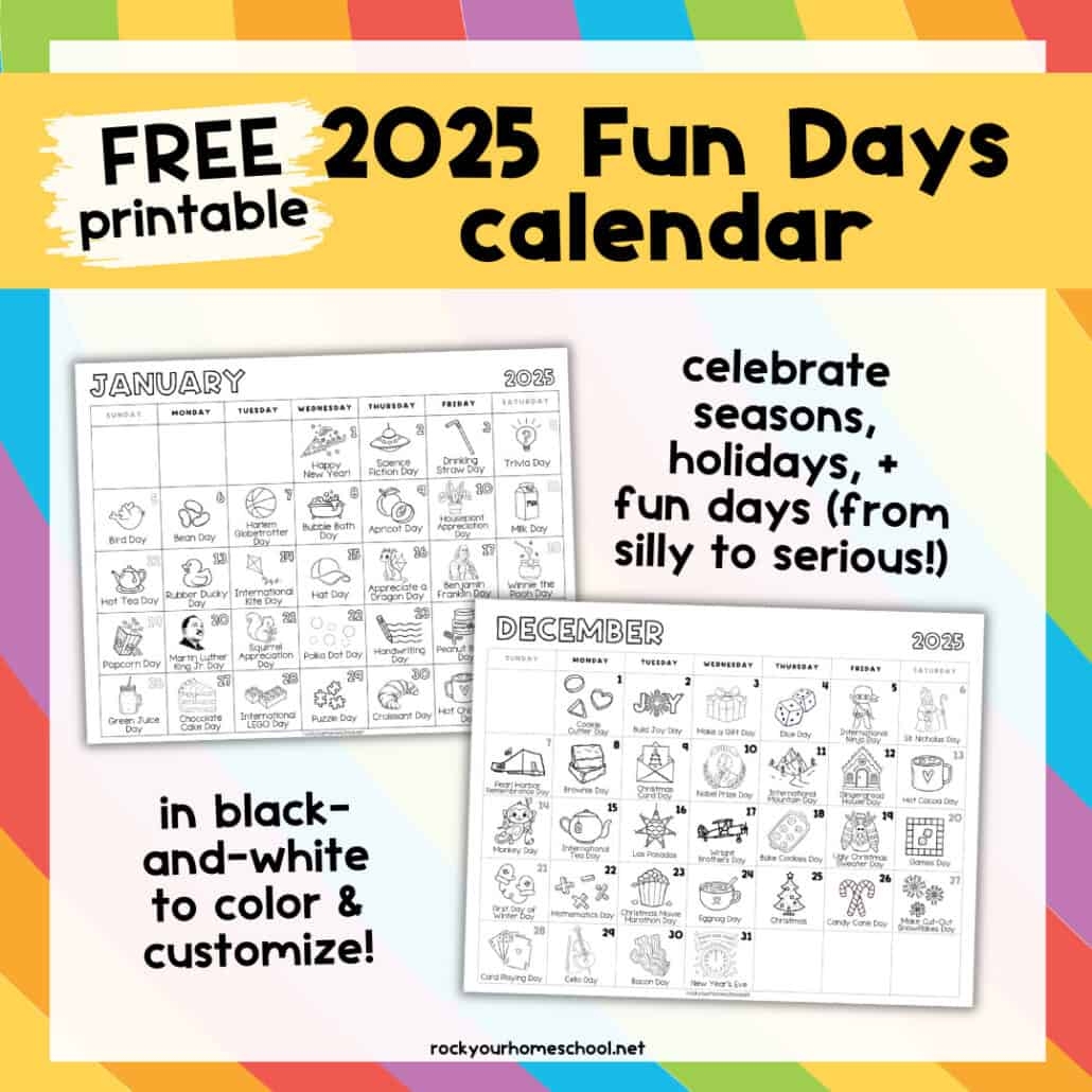 Printable Calendar For 2025 With Holidays