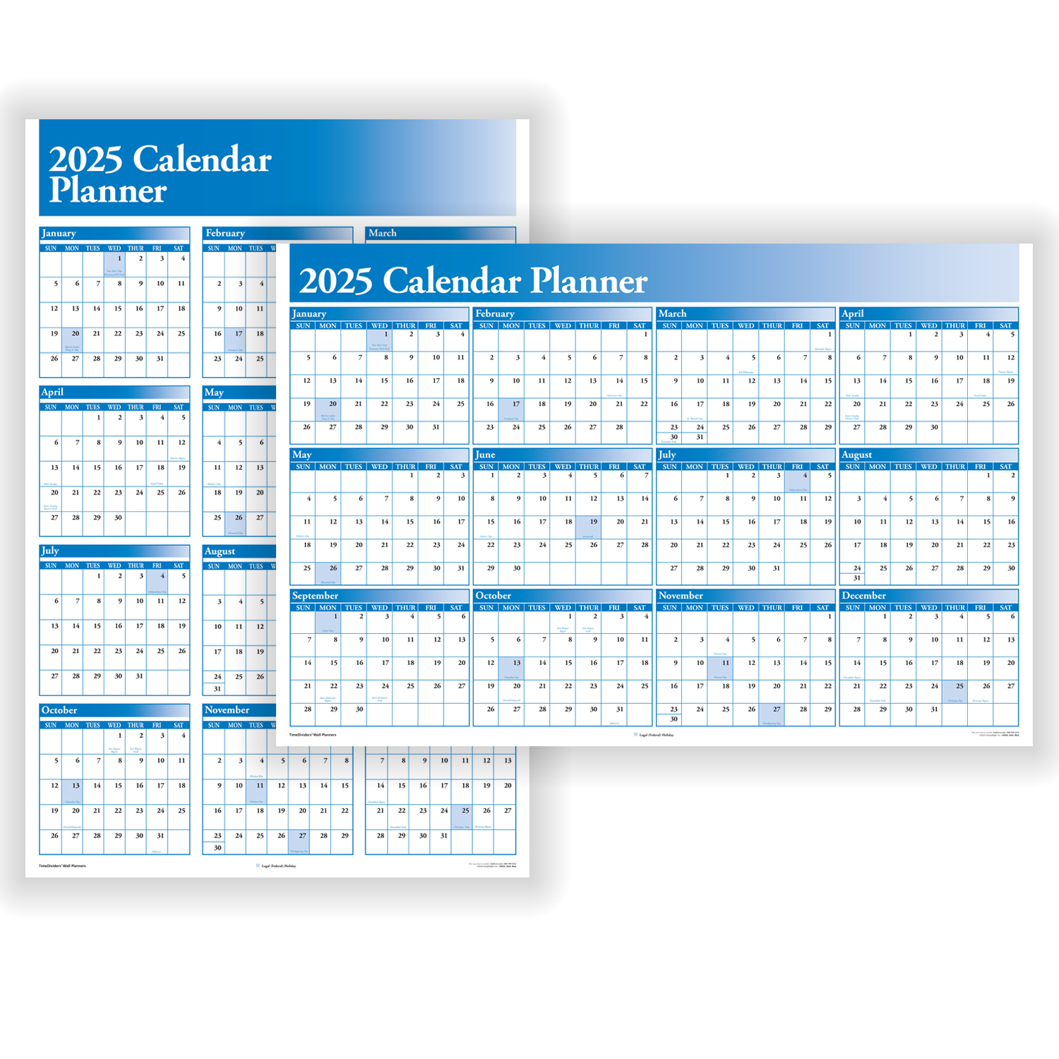 Create Printable Wall Calendar 2025