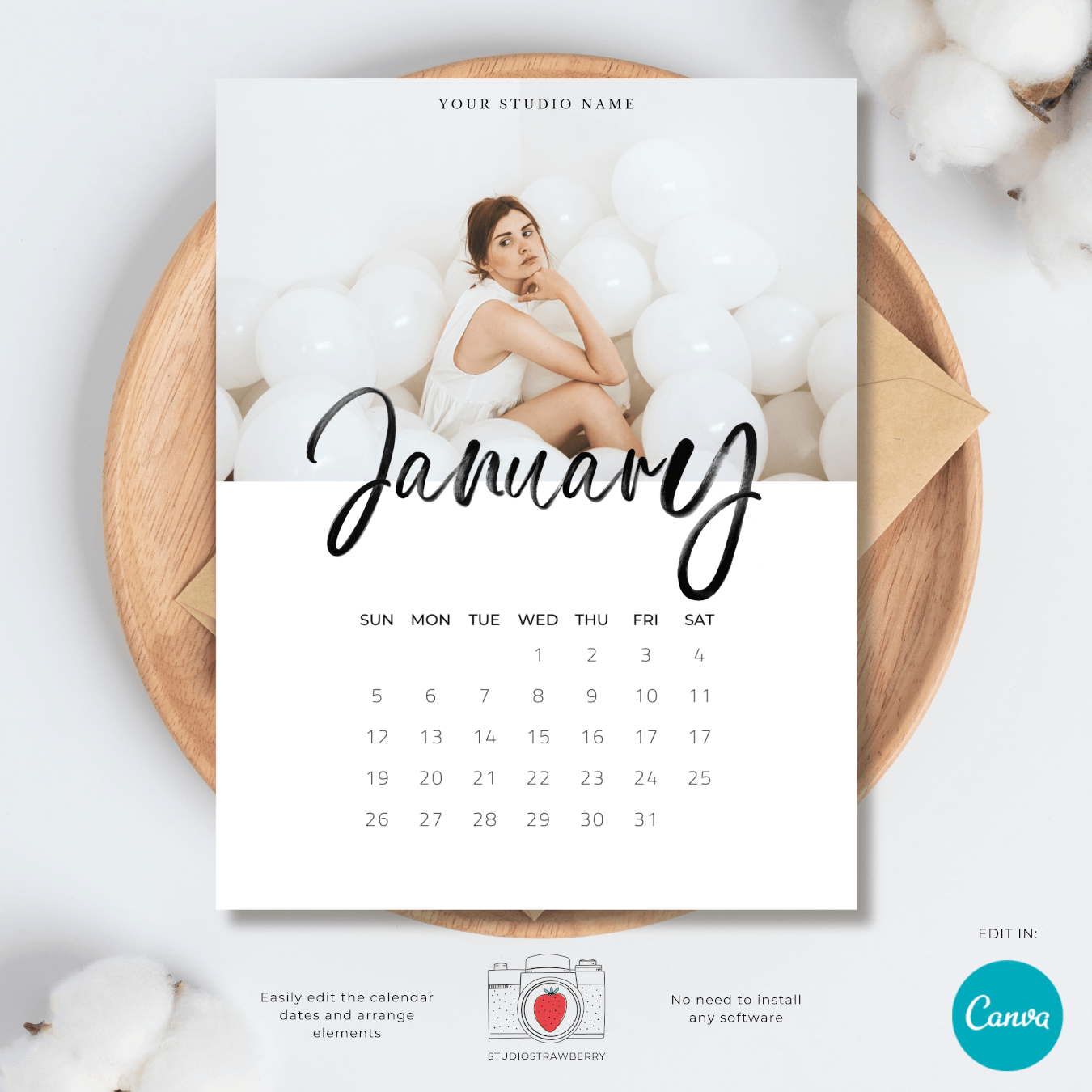 Calendar Template 2025 Printable