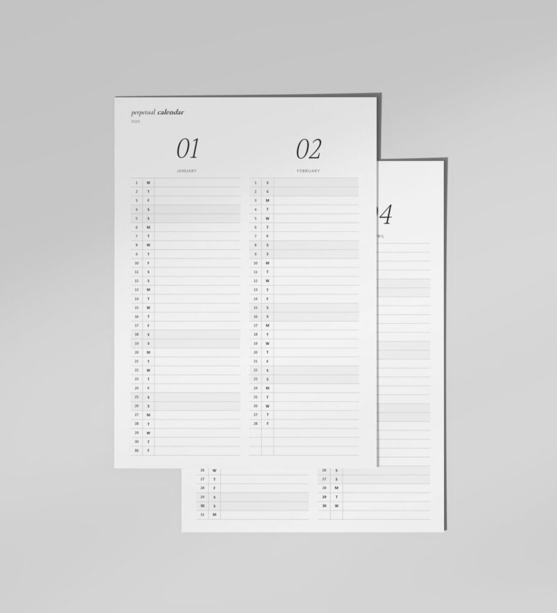 2025 Printable Calendar Vertical